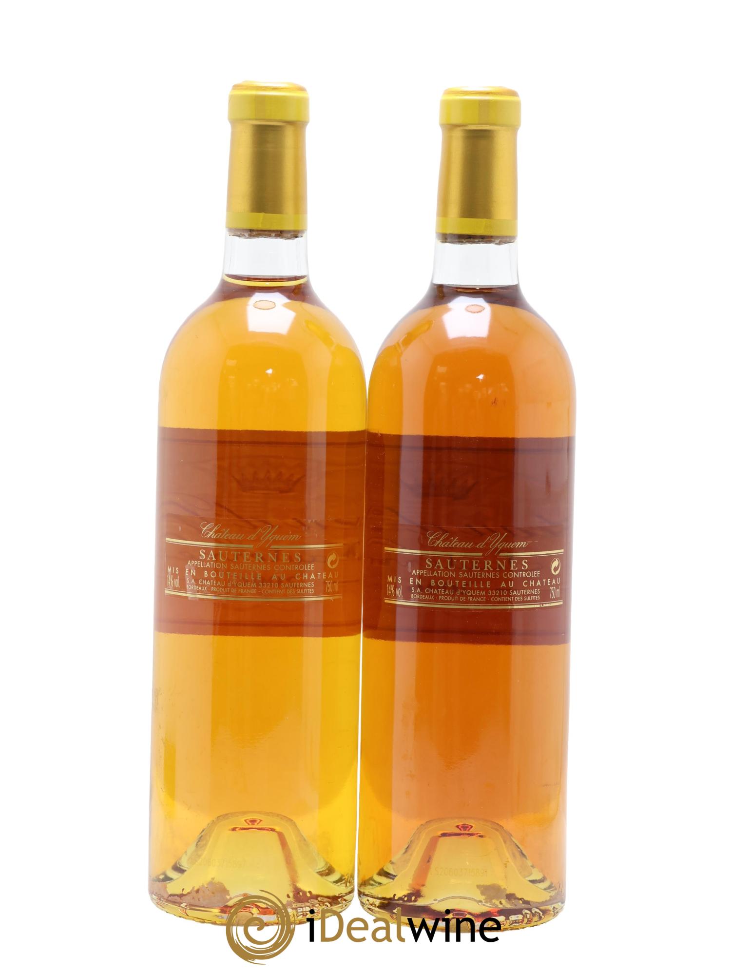 Château d' Yquem 1er Cru Classé Supérieur 2006 - Lot de 2 bouteilles - 1