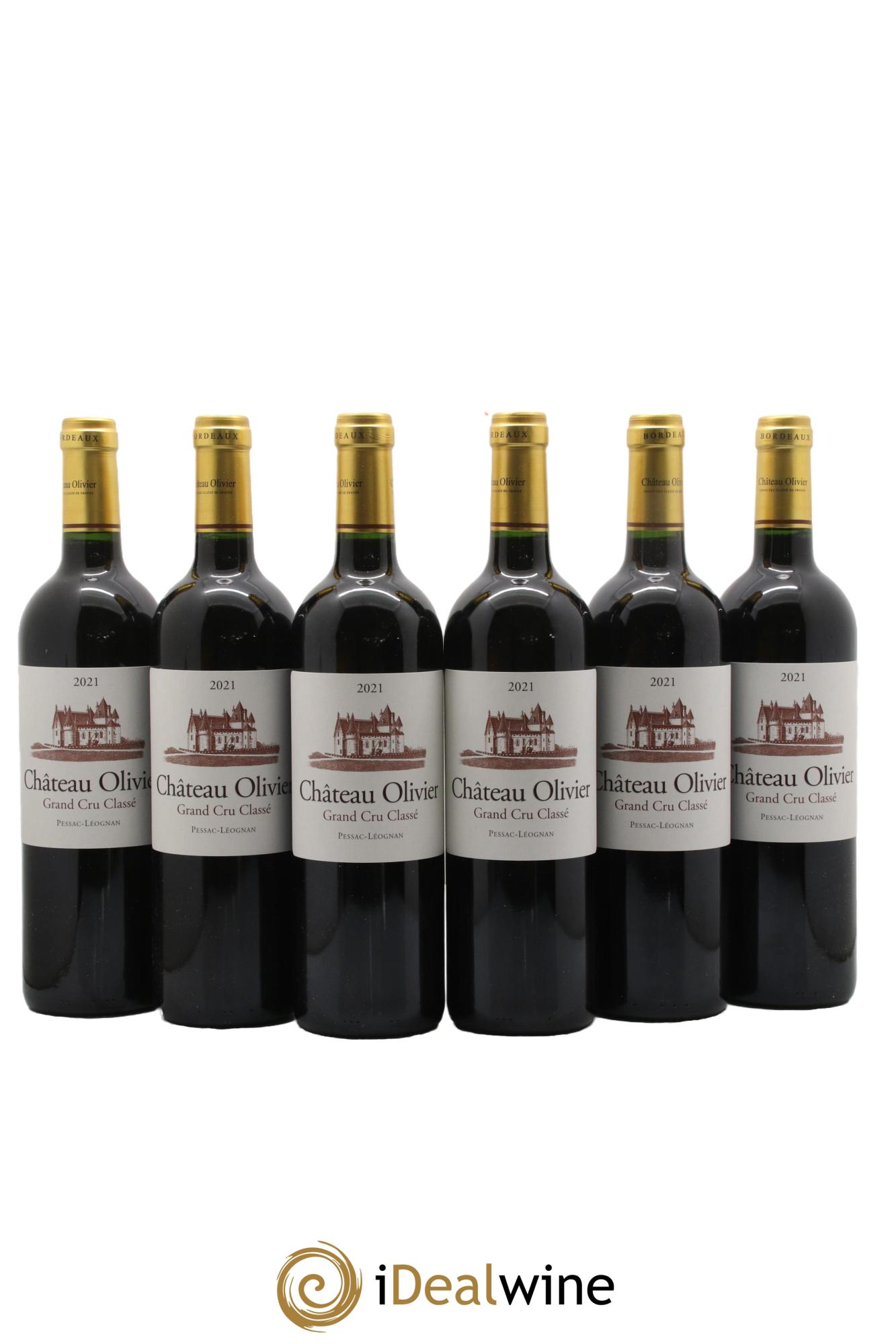 Château Olivier Cru Classé de Graves 2021 - Lot of 6 bottles - 0