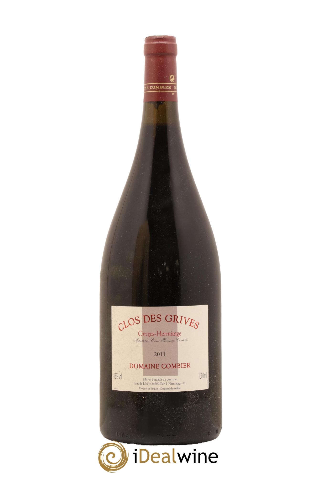 Crozes-Hermitage Clos des Grives Laurent Combier 2011 - Lot de 1 magnum - 1