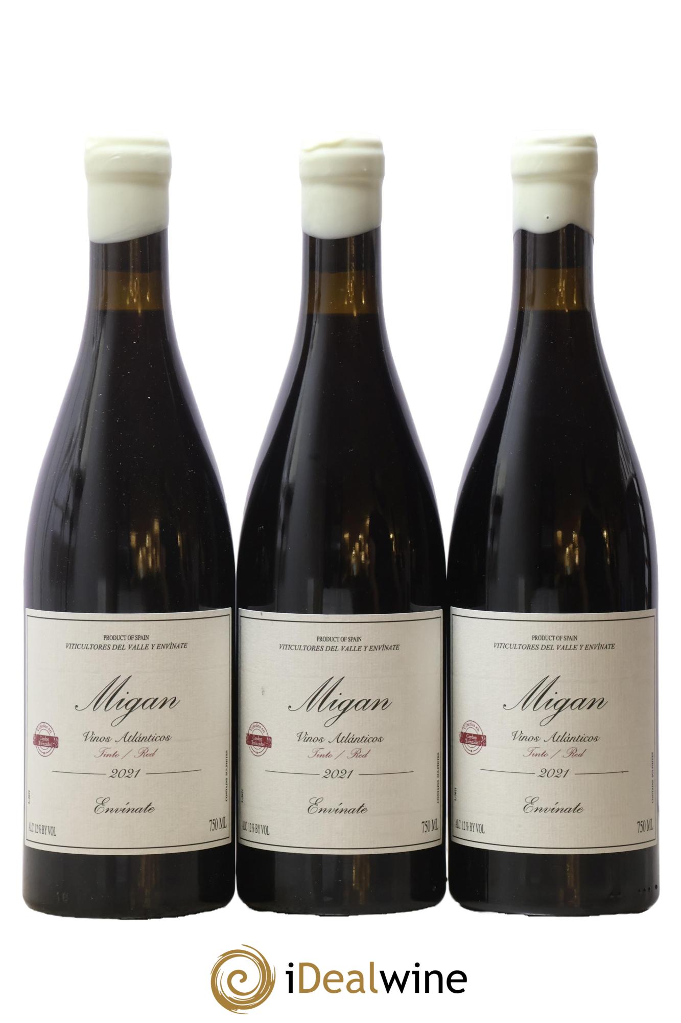Vinos Atlanticos - Islas Canarias Migan Envinate 2021 - Lot of 3 bottles - 0