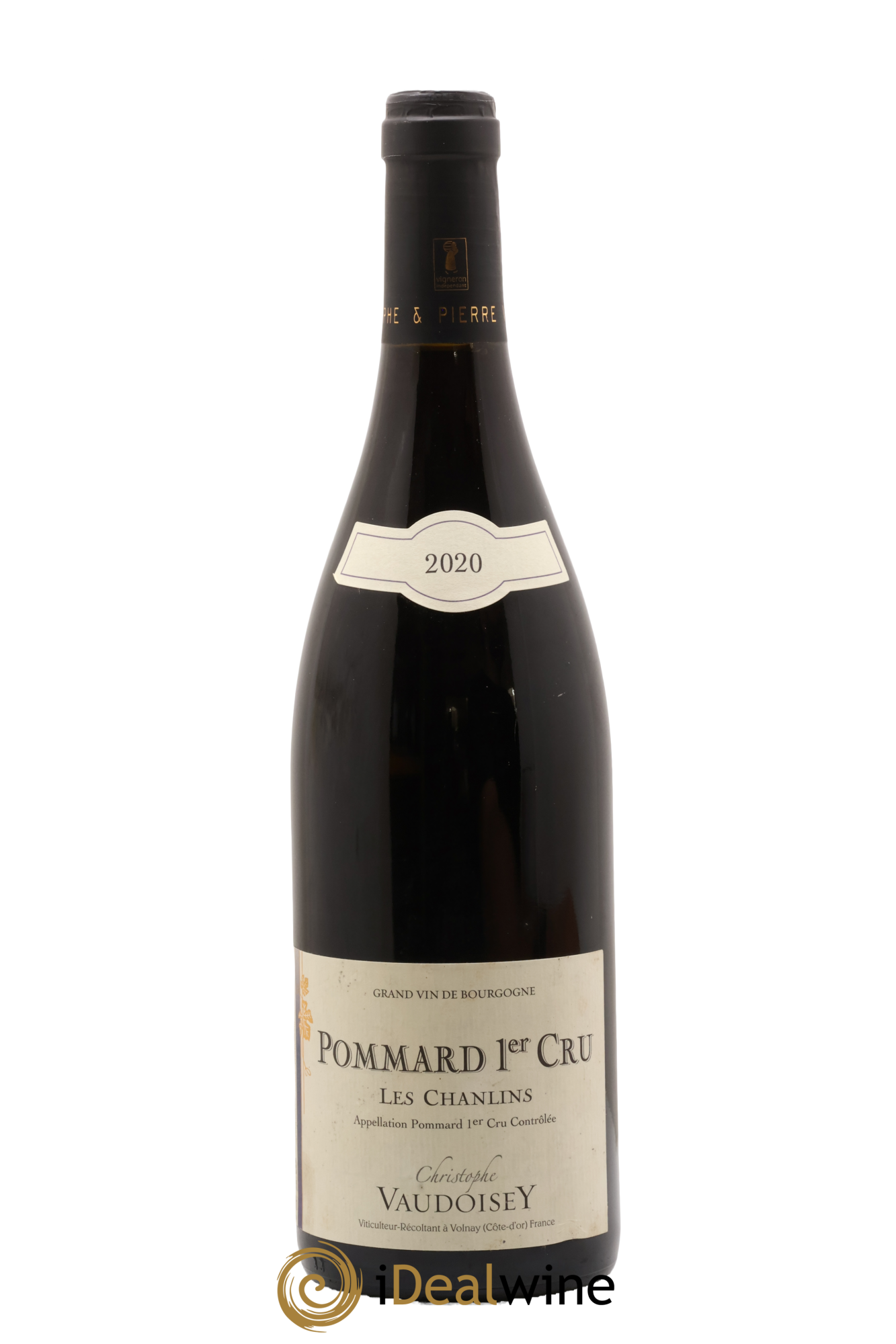 Pommard 1er Cru Les Chanlins Christophe Vaudoisey 2020 - Lot de 1 bouteille - 0