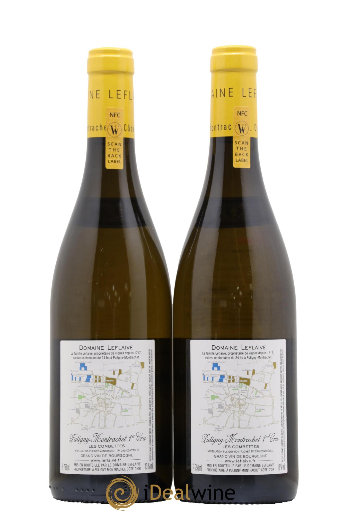 Puligny-Montrachet 1er Cru Les Combettes Leflaive (Domaine) 2021 - Lot de 2 bouteilles - 1