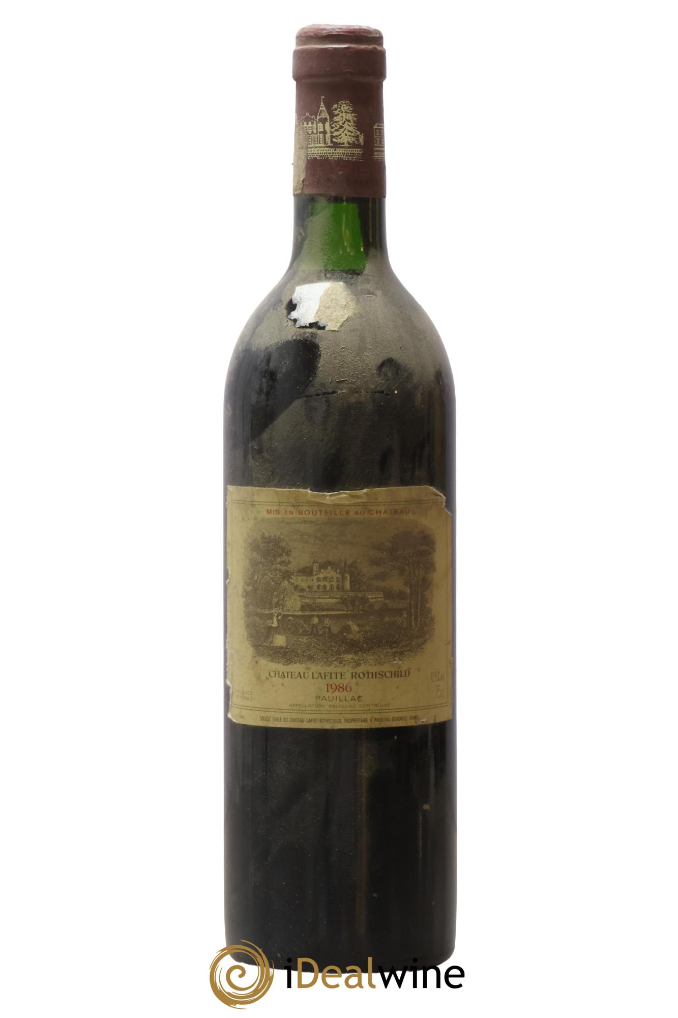Château Lafite Rothschild 1er Grand Cru Classé 1986 - Lot of 1 bottle - 0