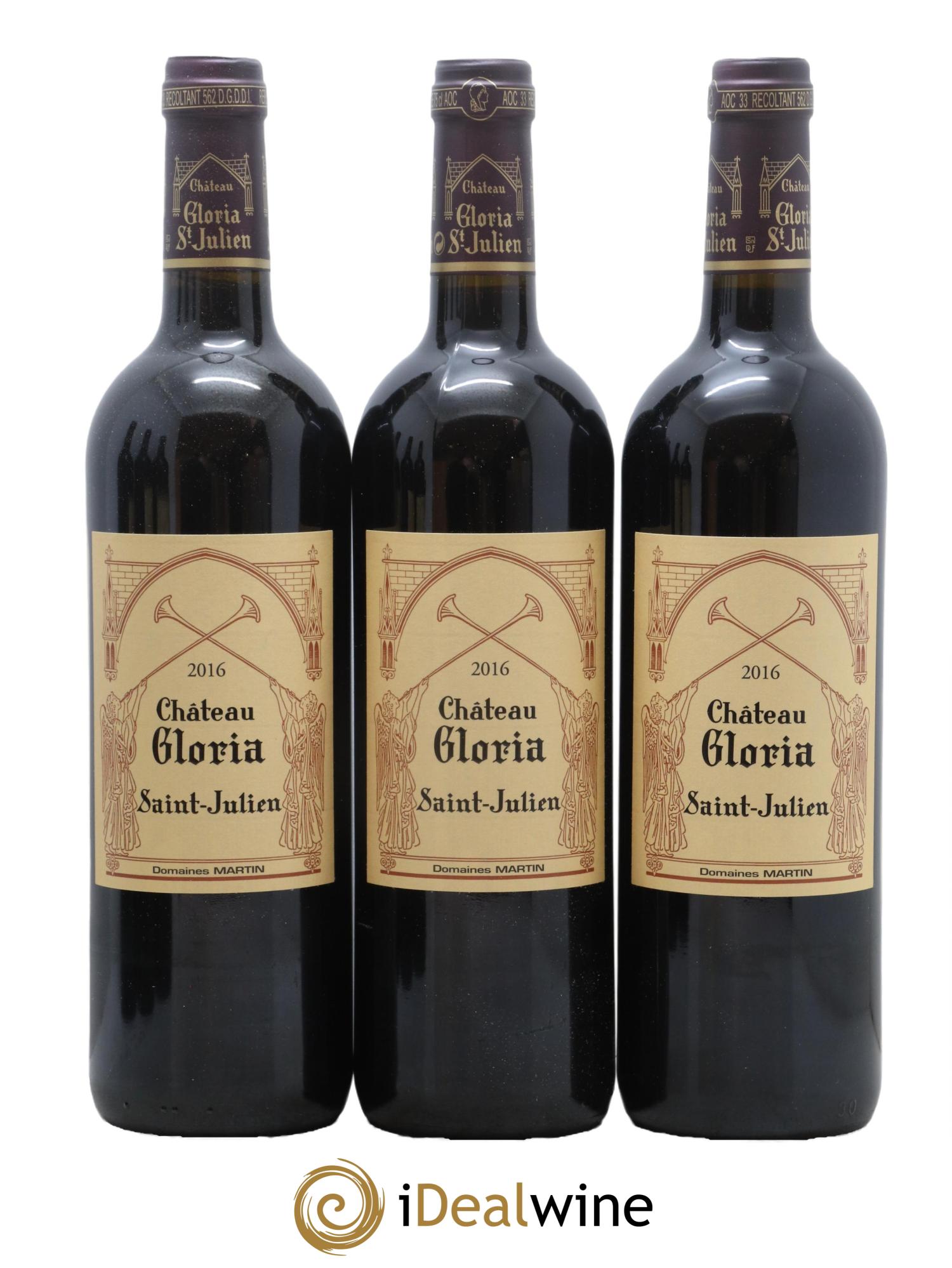 Château Gloria 2016 - Lot de 6 bouteilles - 1