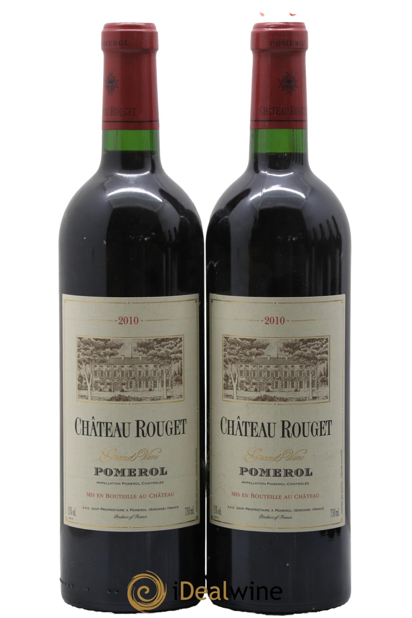 Château Rouget 2010 - Lot of 2 bottles - 0