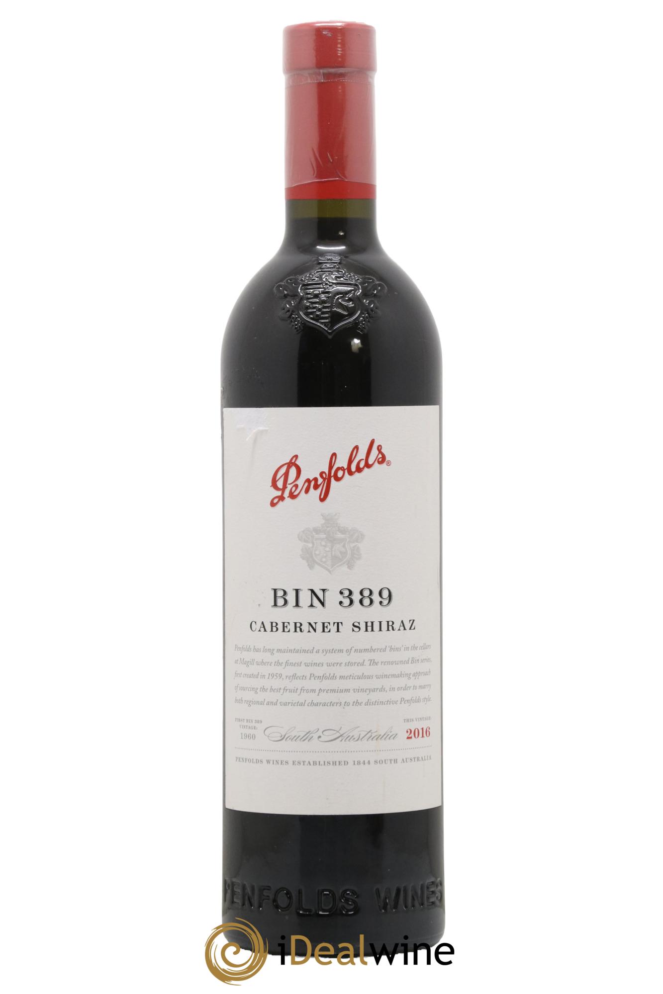 South Australia Penfolds Wines Bin 389 Cabernet Shiraz 2016 - Lot de 1 bouteille - 0