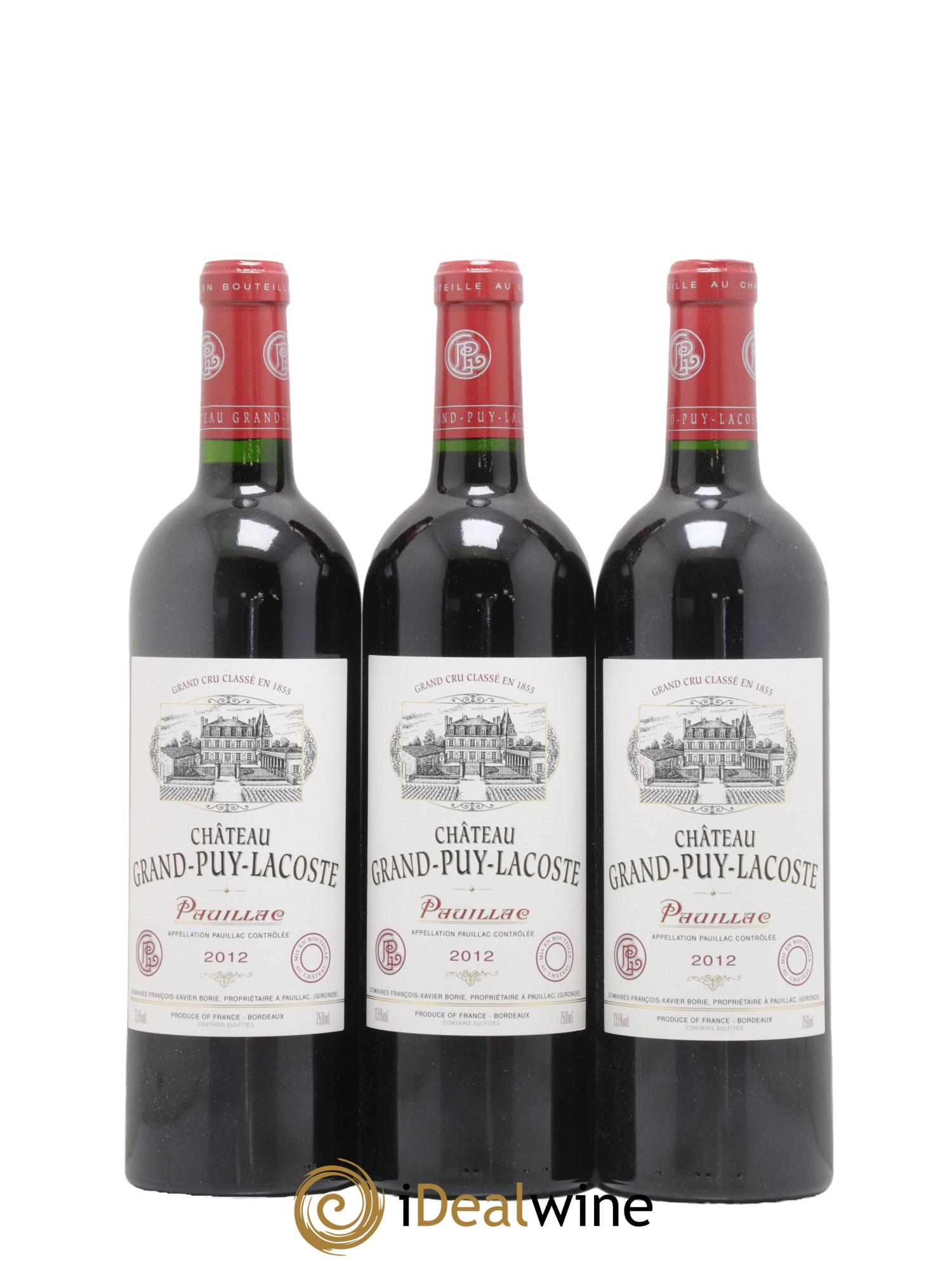 Château Grand Puy Lacoste 5ème Grand Cru Classé 2012 - Lot of 12 bottles - 2