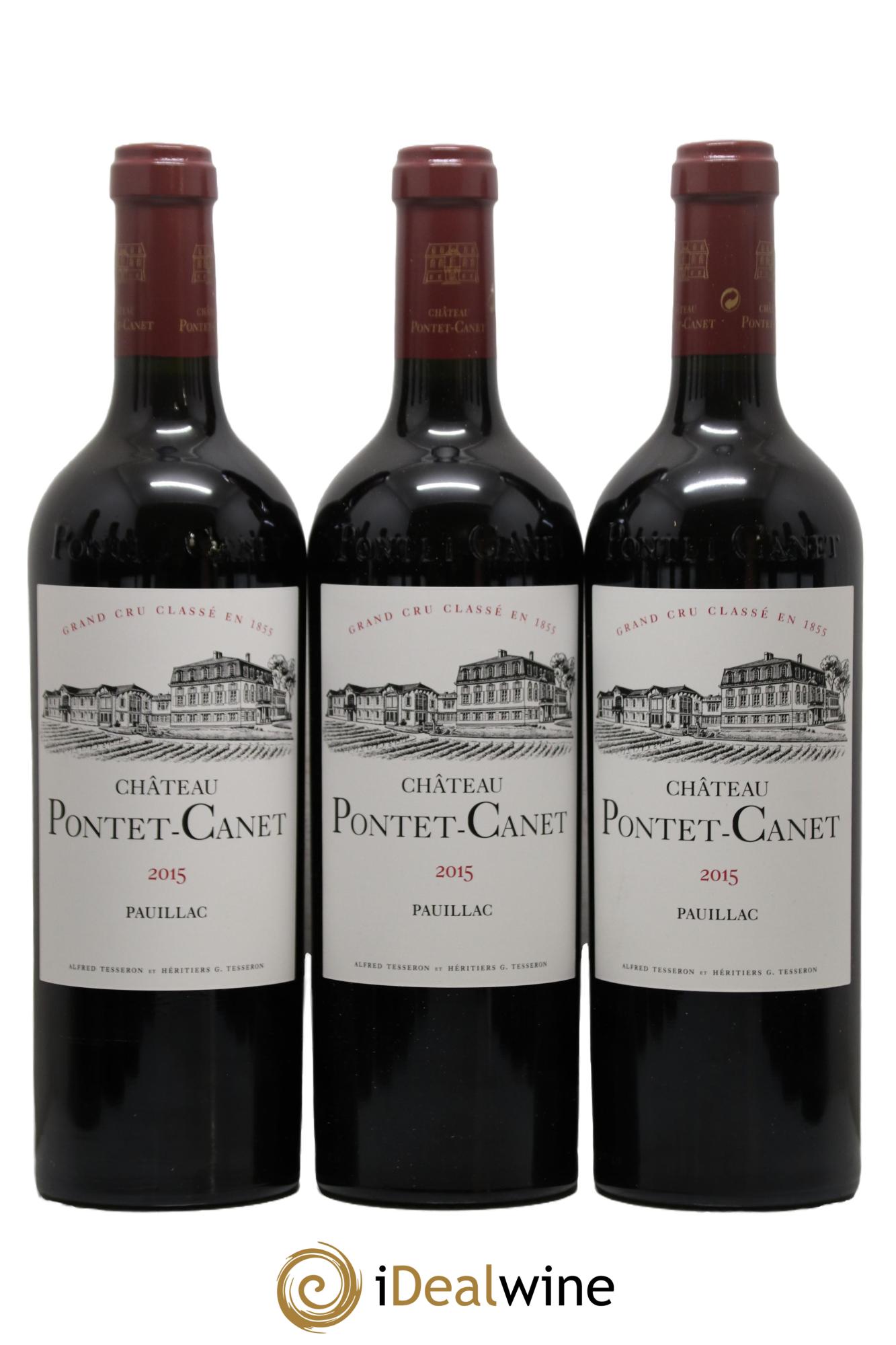 Château Pontet Canet 5ème Grand Cru Classé 2015 - Posten von 12 Flaschen - 2