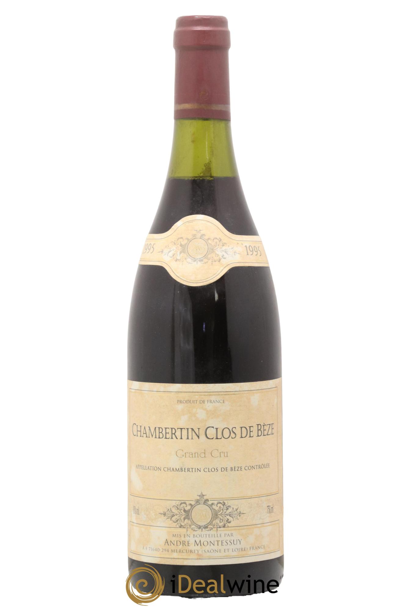 Chambertin Clos de Bèze Grand Cru Domaine André Montessuy 1995 - Lot de 1 bouteille - 0
