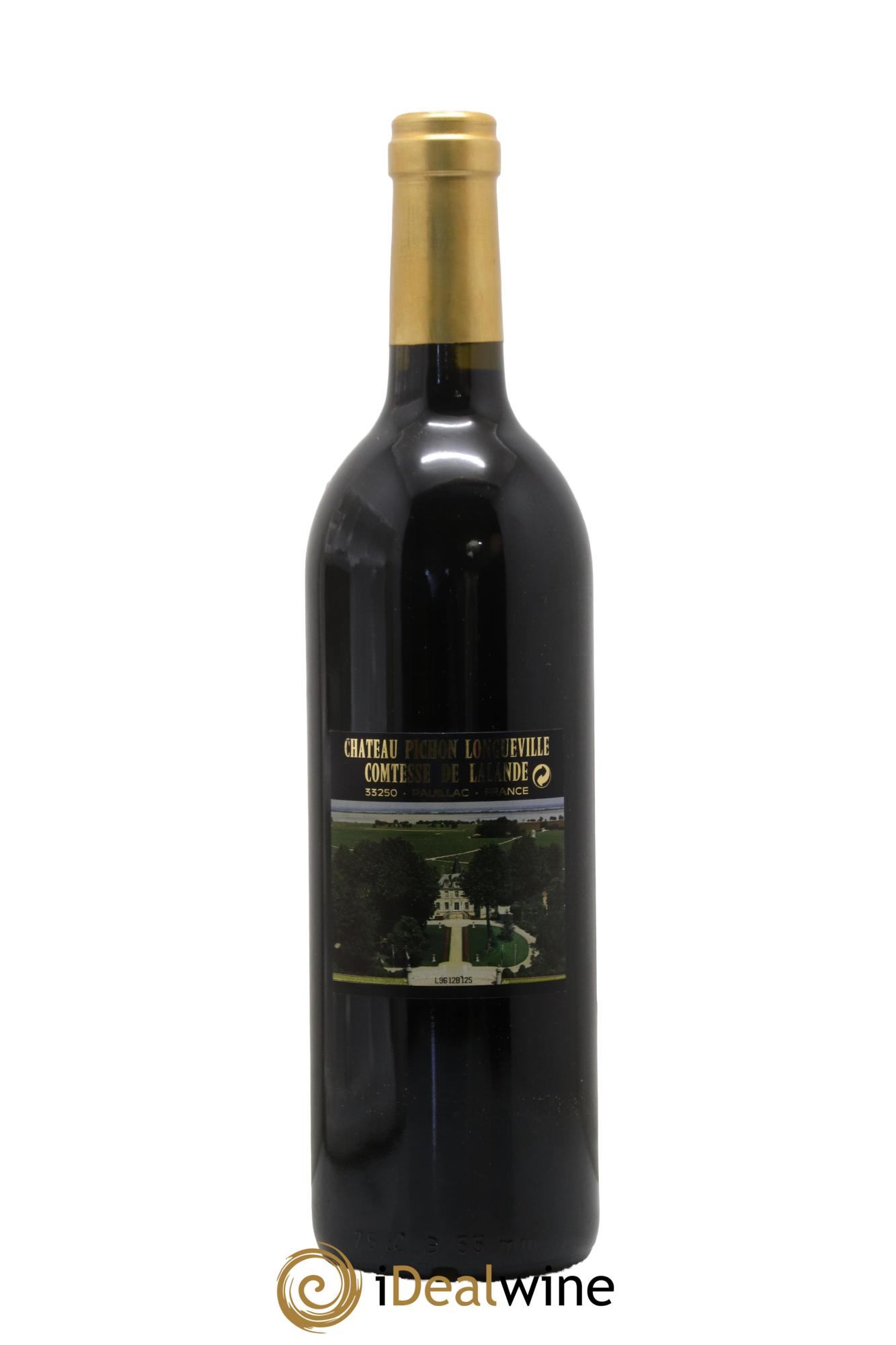 Château Pichon Longueville Comtesse de Lalande 2ème Grand Cru Classé 1996 - Lot de 1 bouteille - 1