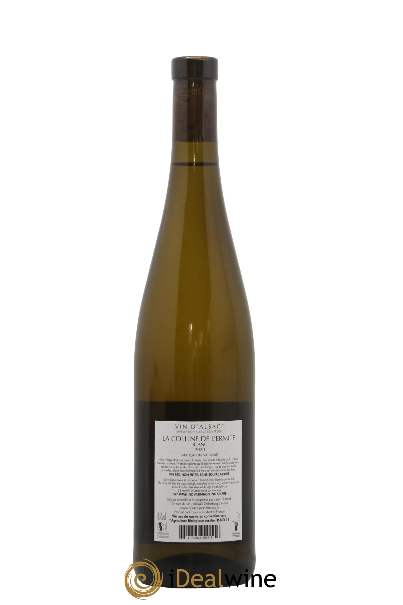 Alsace La Colline De L'Ermite Huttard 2020 - Posten von 1 Flasche - 1