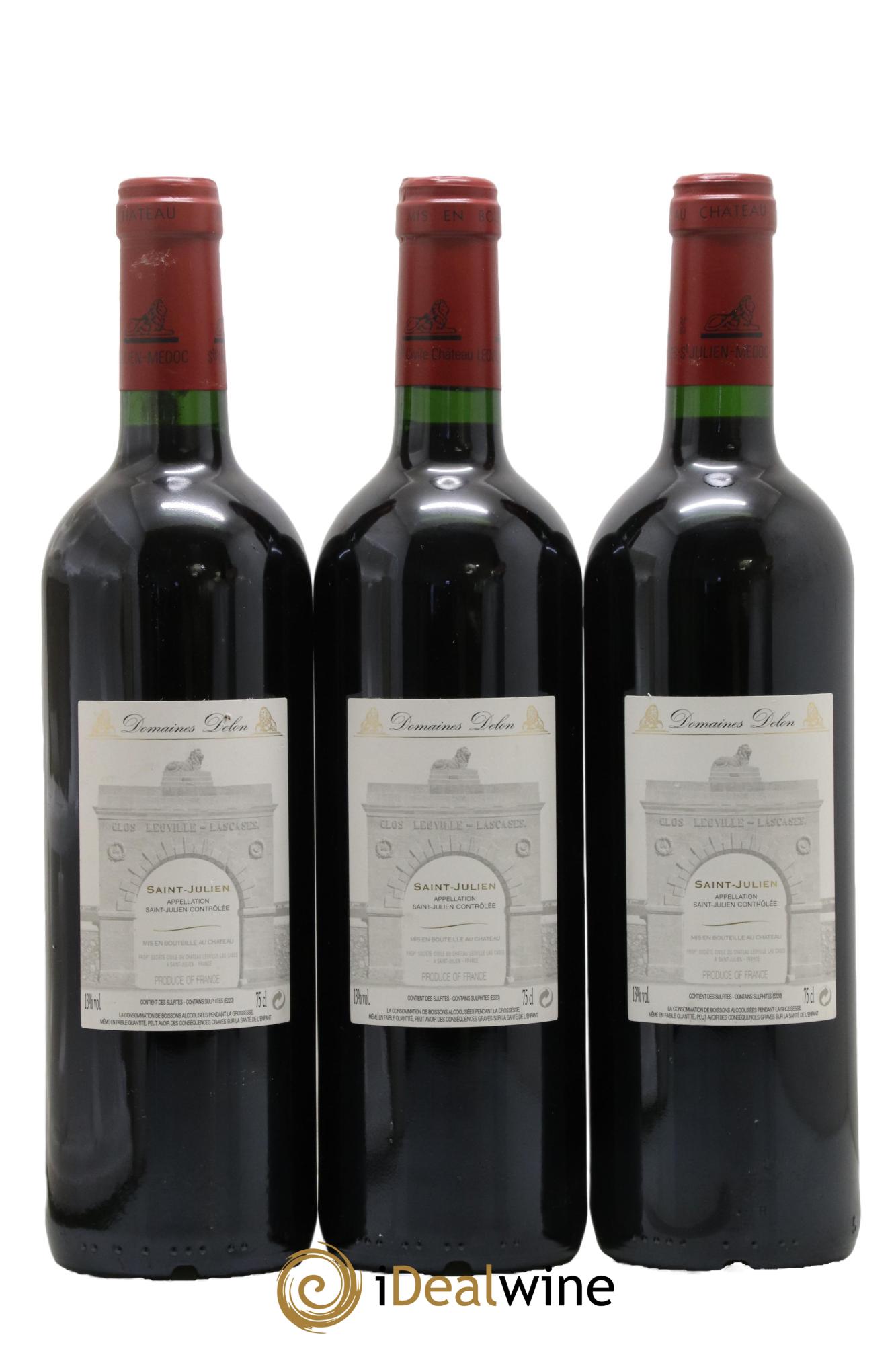 Château Léoville Las Cases 2ème Grand Cru Classé 2006 - Lot de 3 bouteilles - 1