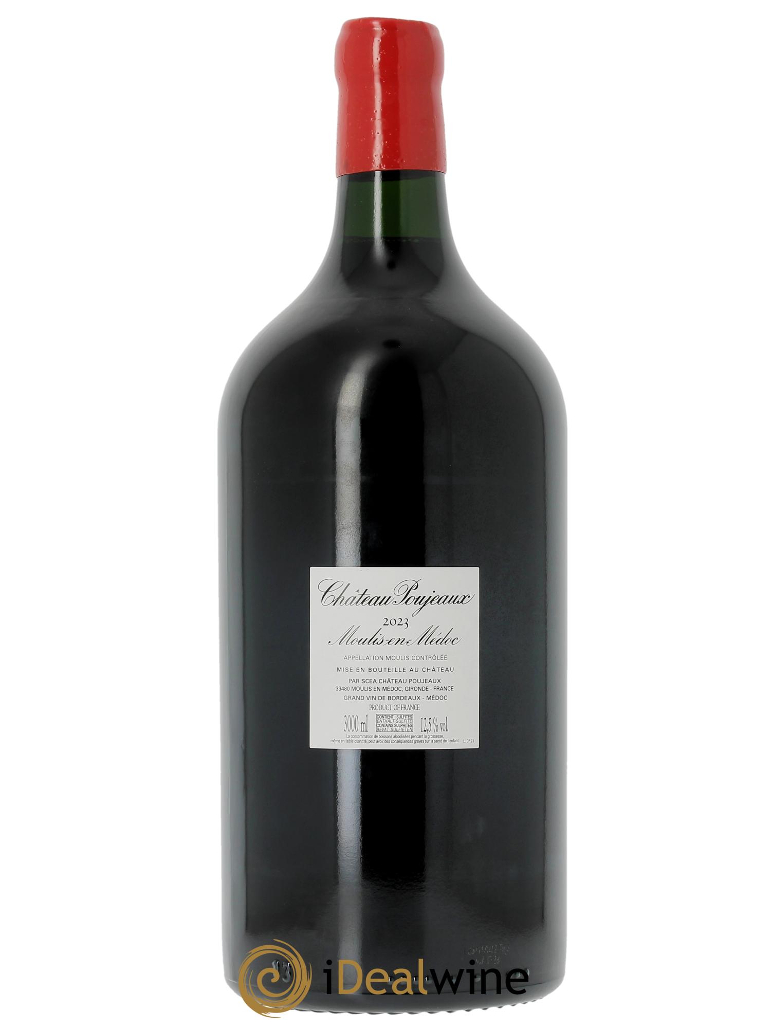 Château Poujeaux  2023 - Lotto di 1 jéroboam - 2