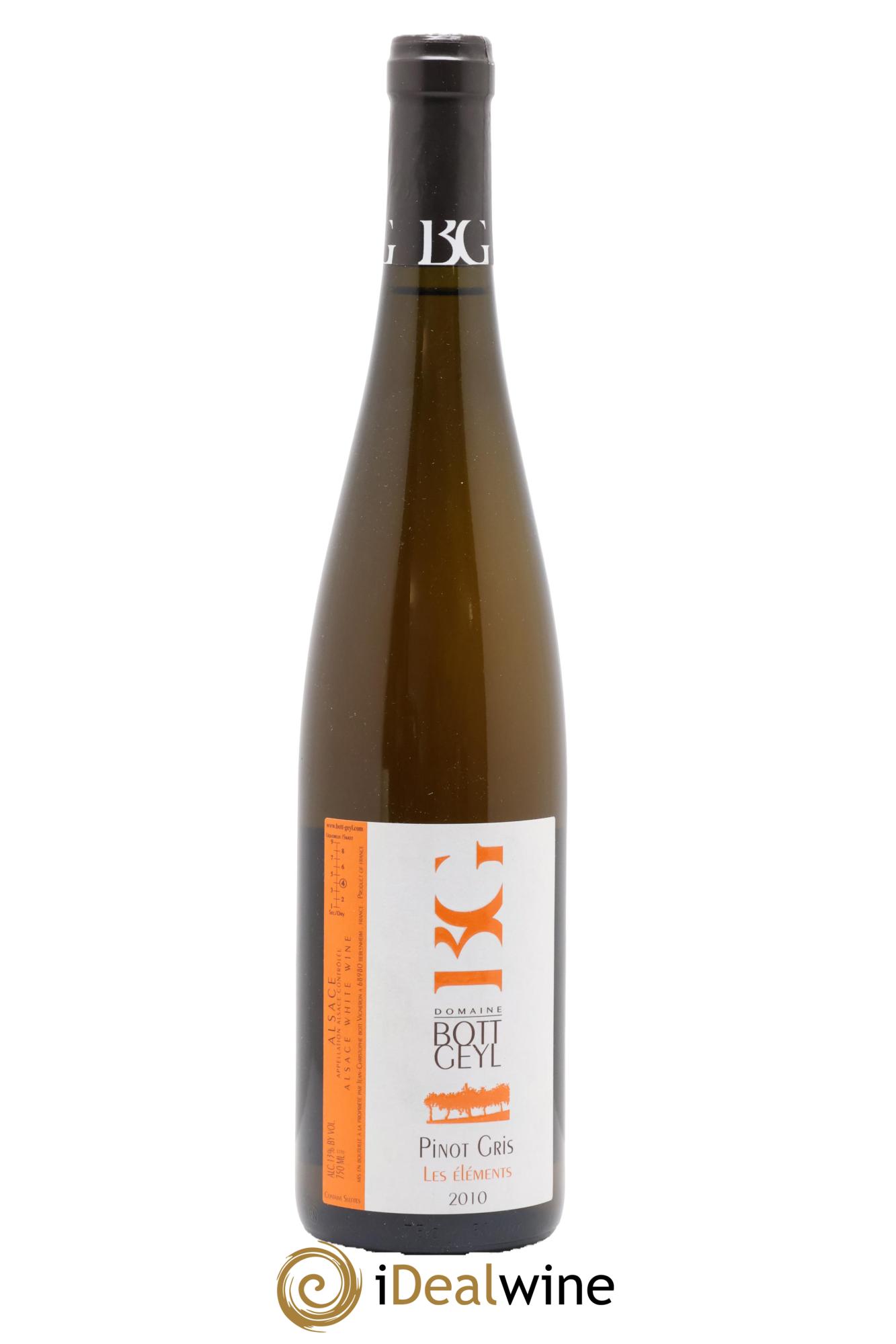 Alsace Pinot Gris Les Eléments Bott-Geyl (Domaine) 2010 - Lot de 1 bouteille - 0