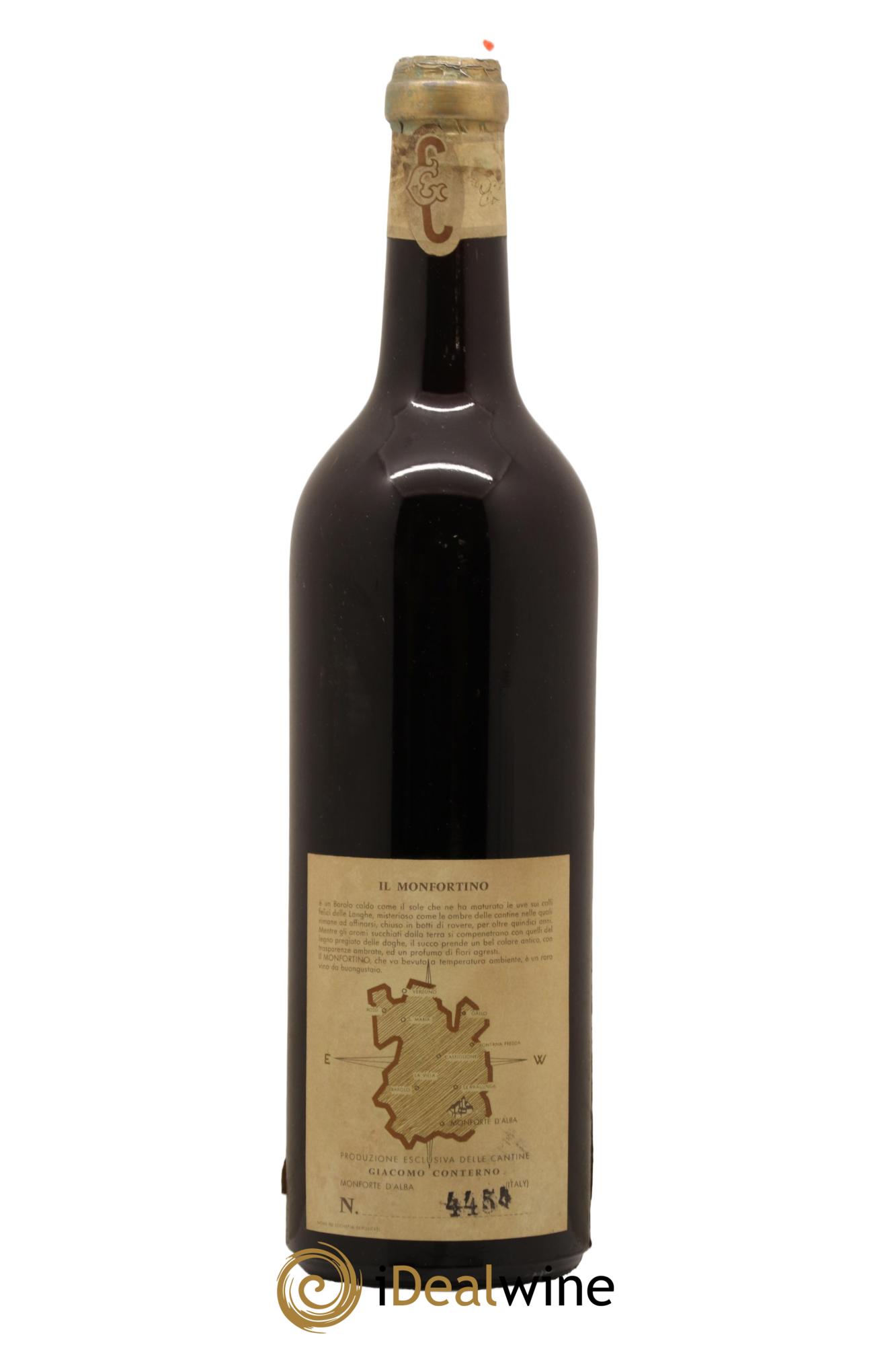 Barolo DOCG Riserva Monfortino Giacomo Conterno 1943 - Posten von 1 Flasche - 1