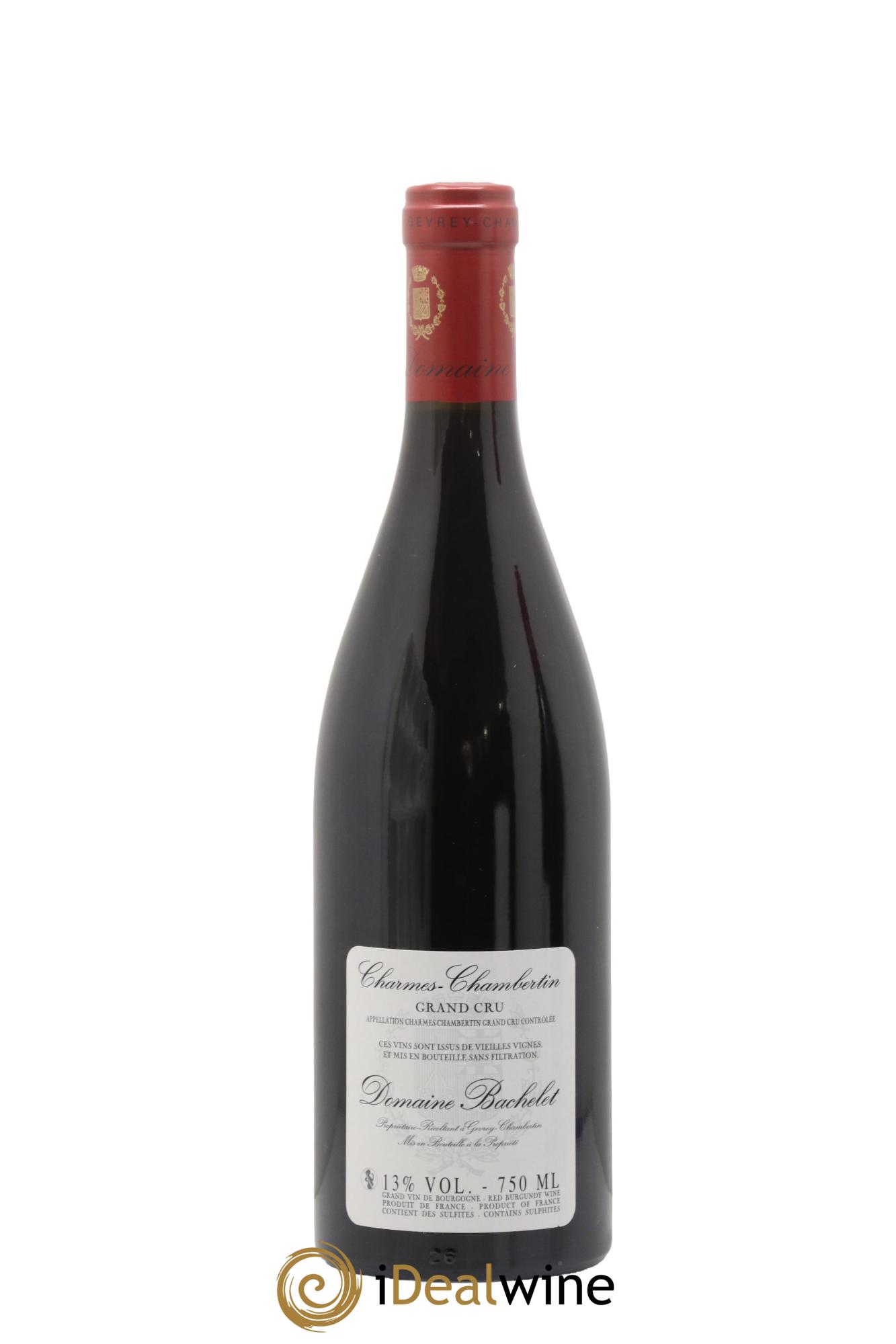 Charmes-Chambertin Grand Cru Vieilles Vignes Denis Bachelet (Domaine) 2016 - Lot de 1 bouteille - 1