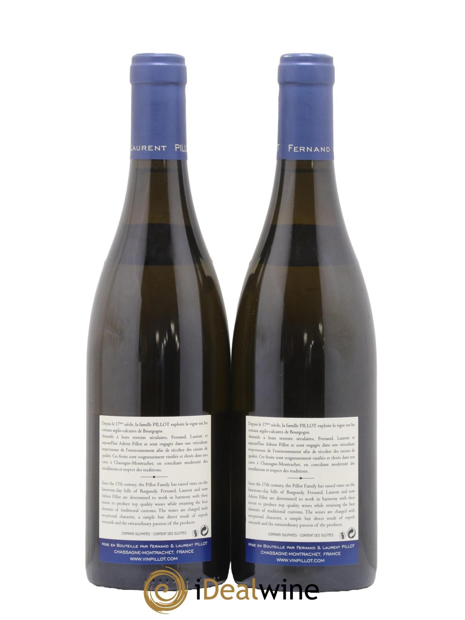 Chassagne-Montrachet 1er Cru Les Grandes Ruchottes Fernand et Laurent Pillot 2018 - Lot de 2 bouteilles - 1