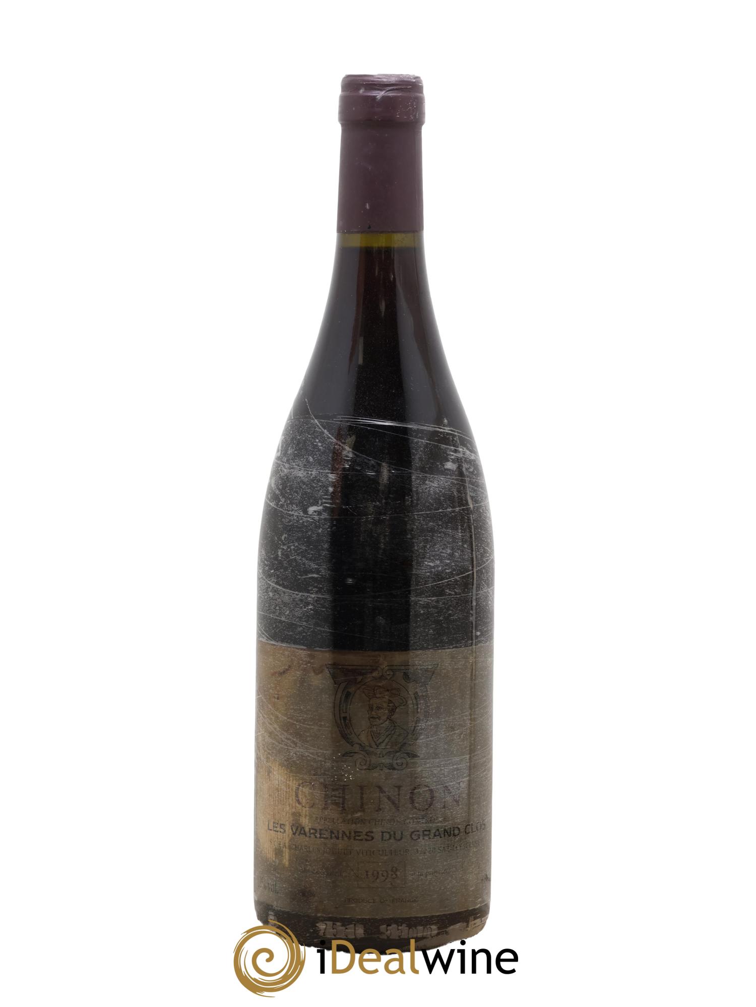 Chinon Les Varennes du Grand Clos Charles Joguet 1998 - Lot de 1 bouteille - 0