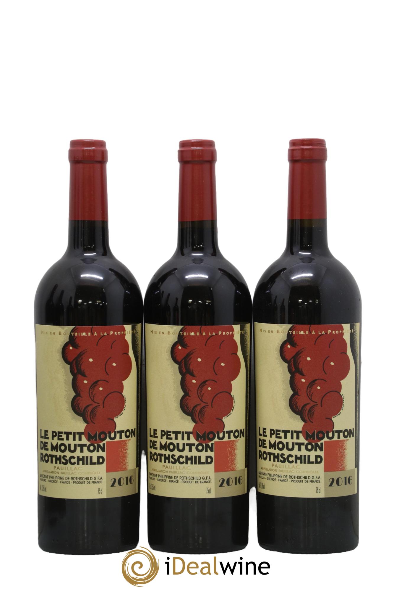 Petit Mouton Second Vin 2016 - Lotto di 6 bottiglie - 1