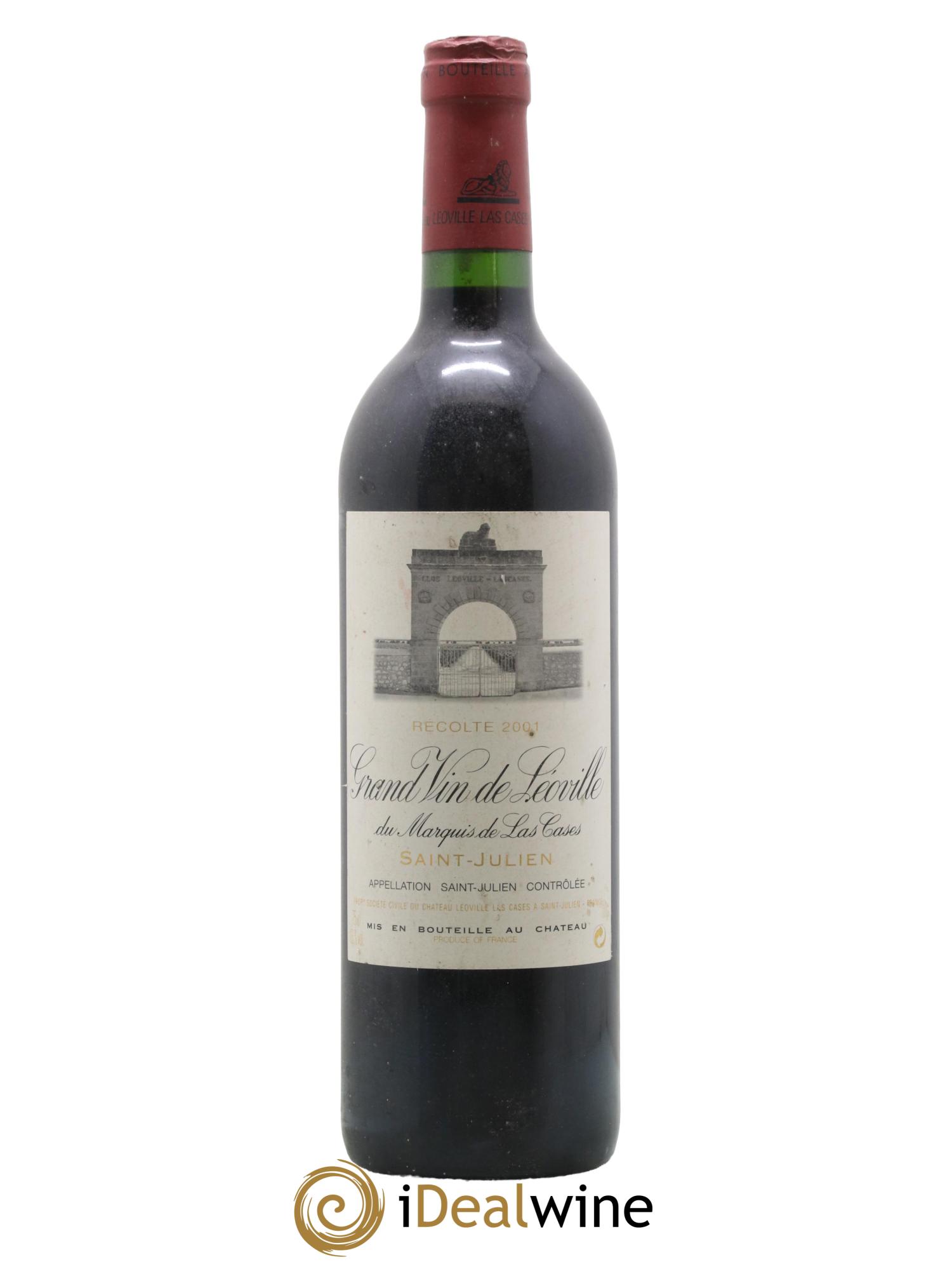 Château Léoville Las Cases 2ème Grand Cru Classé 2001 - Lot de 1 bouteille - 0