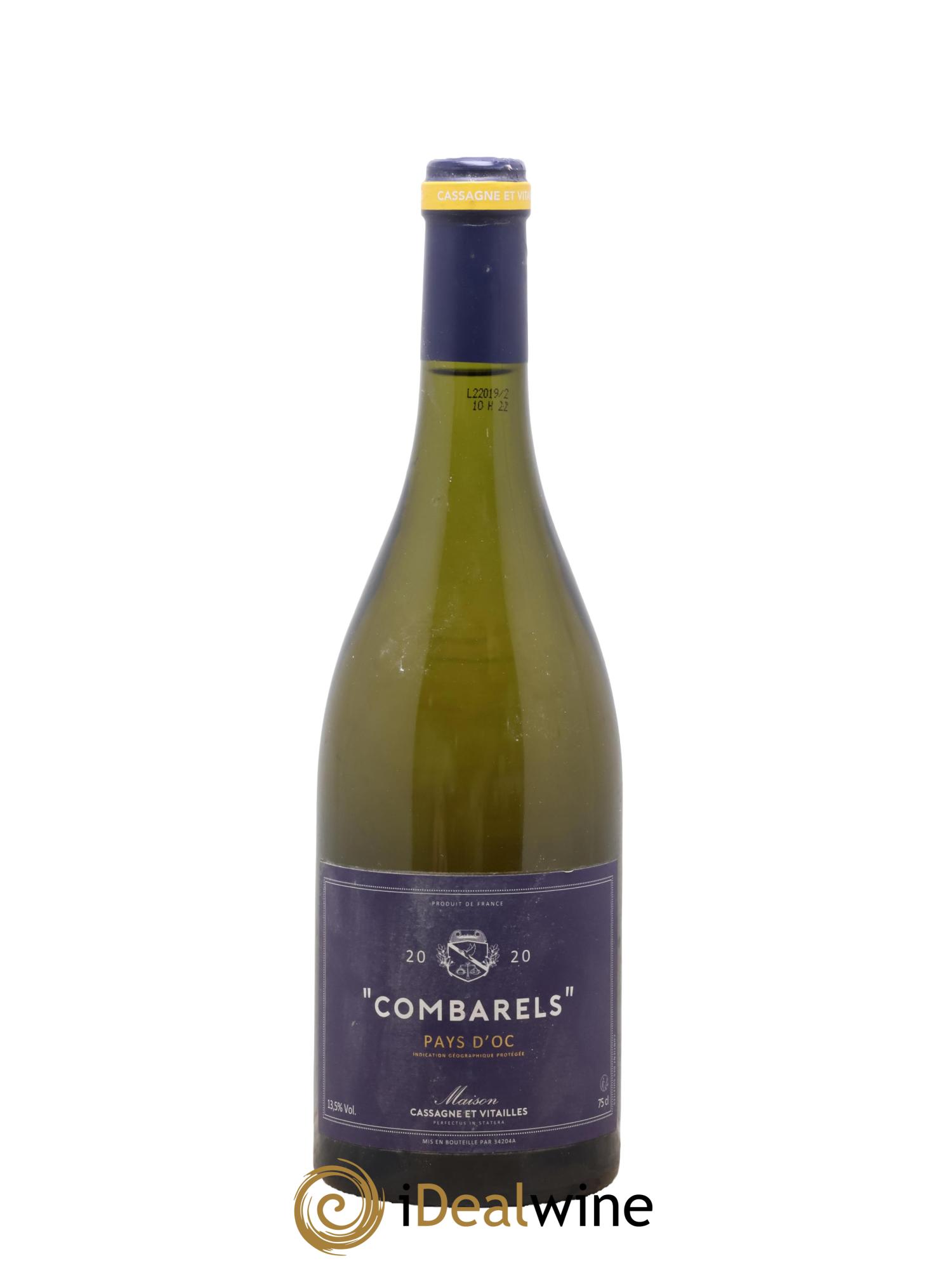 Pays d'Oc Combarels Cassagne et Vitailles 2020 - Lot de 1 bouteille - 0