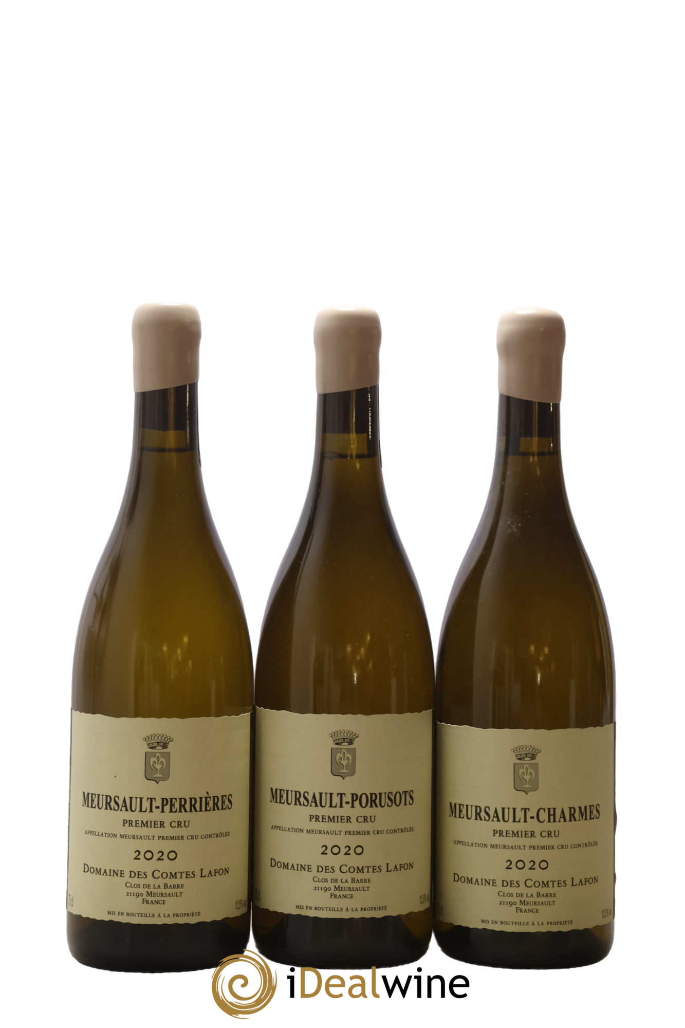 Meursault 1er Cru Caisse Prestige 6 Climats Comtes Lafon (Domaine des)  2020 - Lot de 6 bouteilles - 1