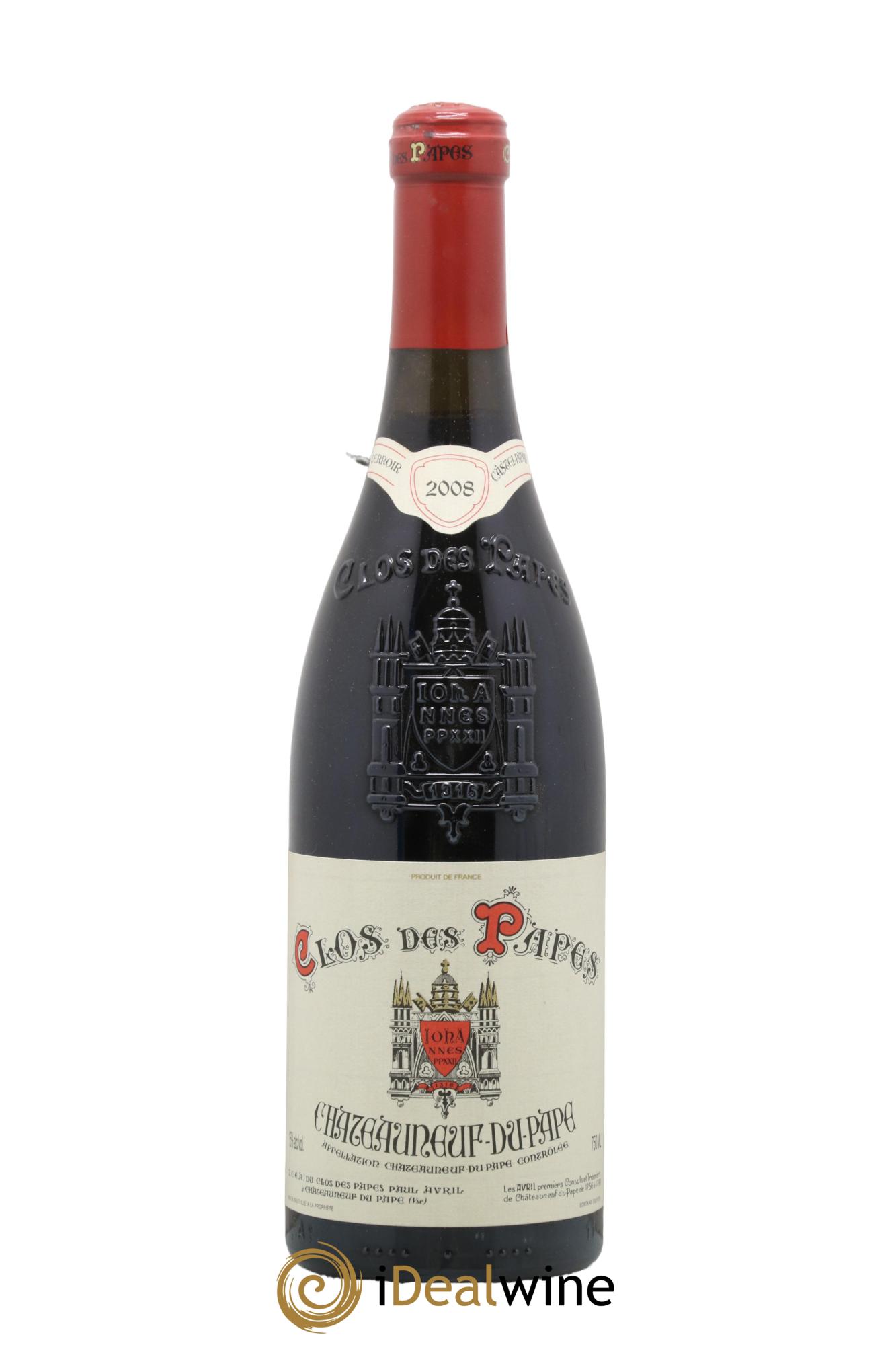 Acheter vin Châteauneuf-du-Pape Clos des Papes - Paul Avril 2008