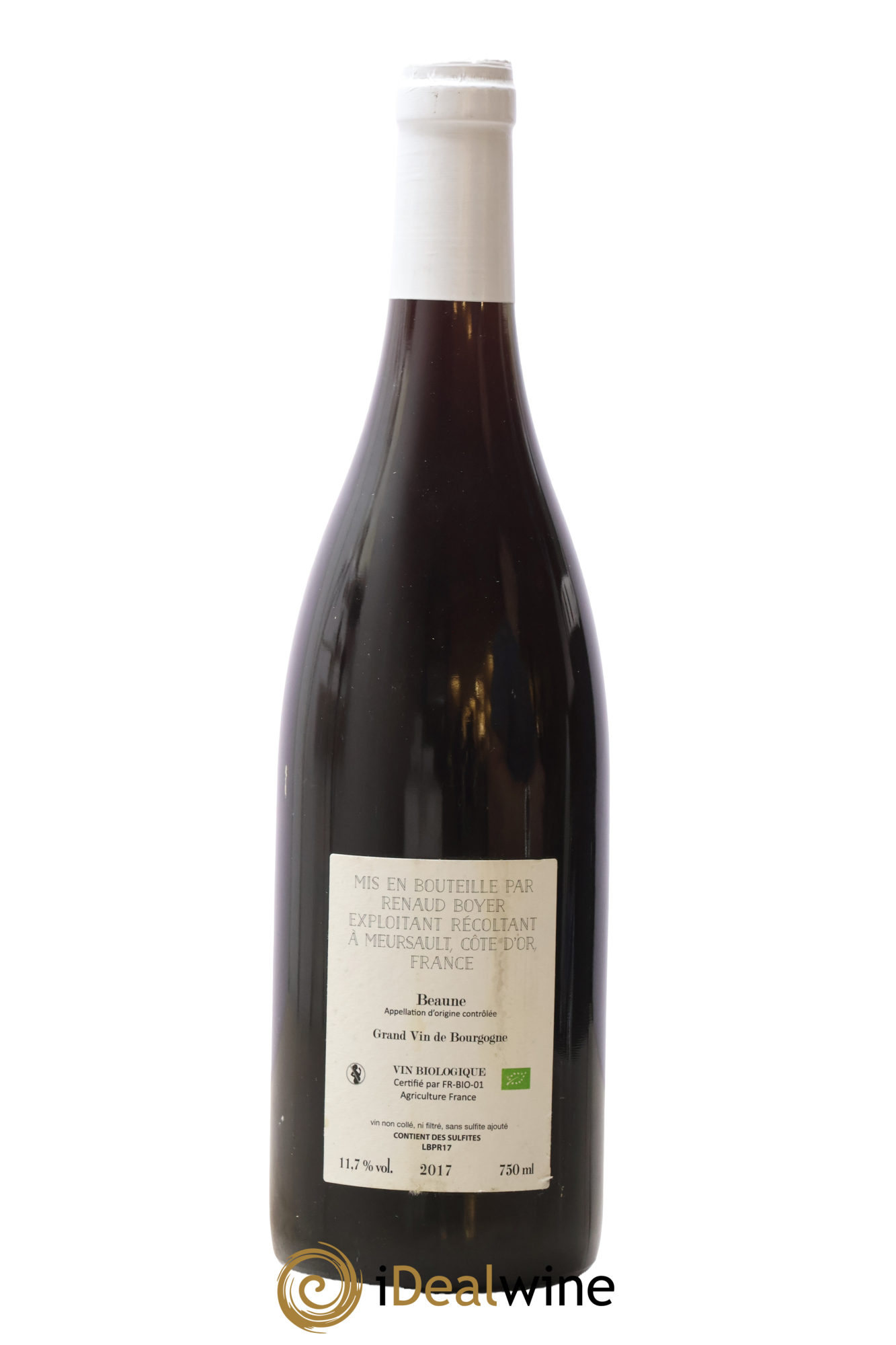 Beaune Les Prévolles Renaud Boyer 2017 - Lot de 1 bouteille - 1