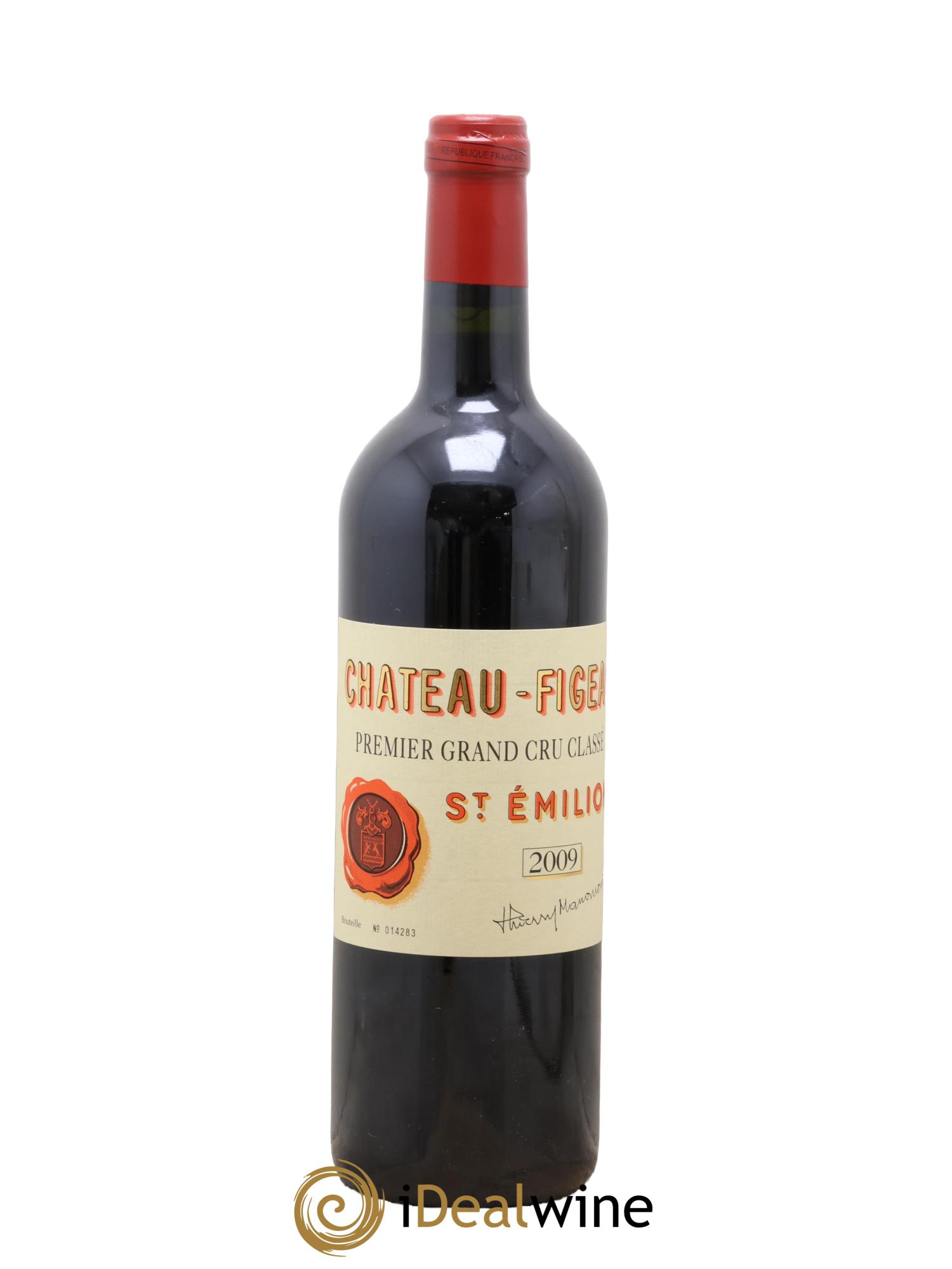 Château Figeac 1er Grand Cru Classé A 2009 - Lotto di 1 bottiglia - 0