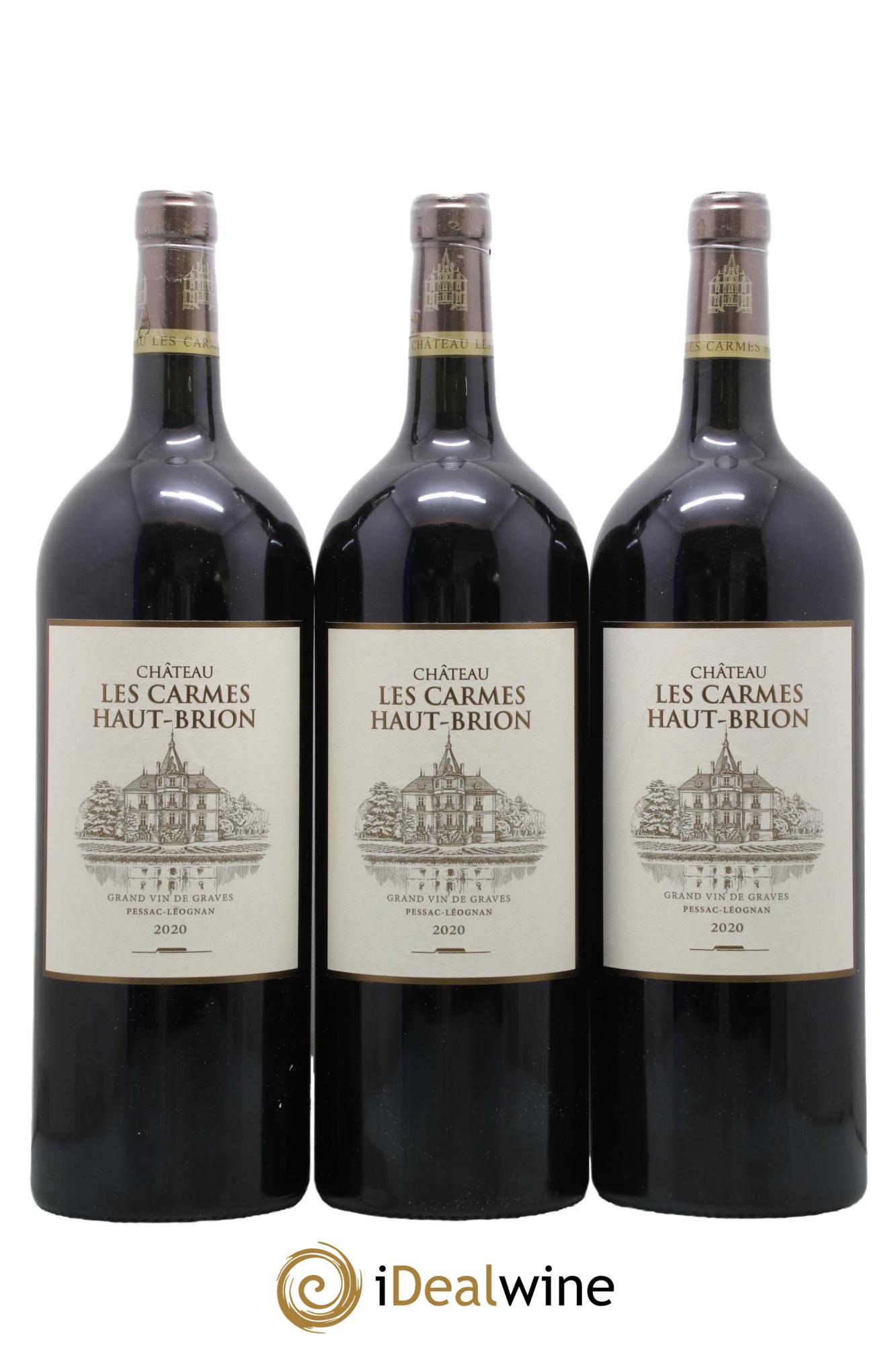 Château Les Carmes Haut-Brion 2020 - Lot de 3 magnums - 0