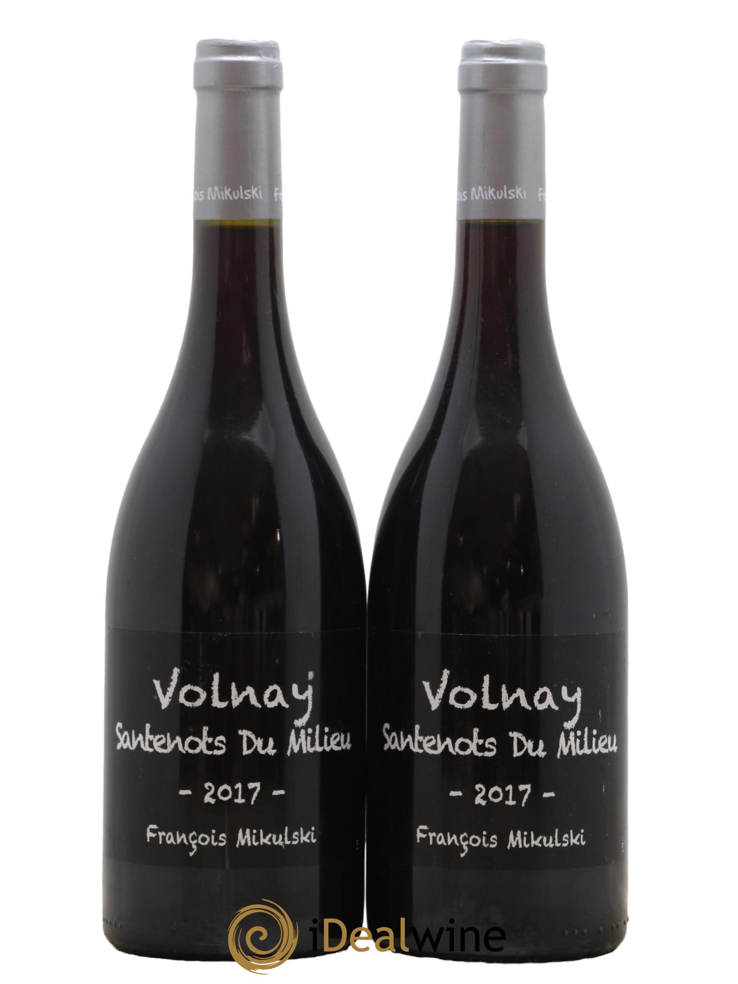 Volnay 1er Cru Santenots du Milieu François Mikulski 2017 - Lot de 2 bouteilles - 0