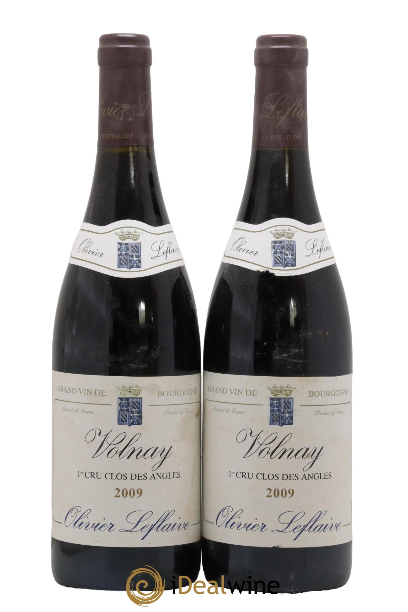 Volnay 1er Cru Clos des Angles Olivier Leflaive 2009 - Lot de 2 bouteilles - 0