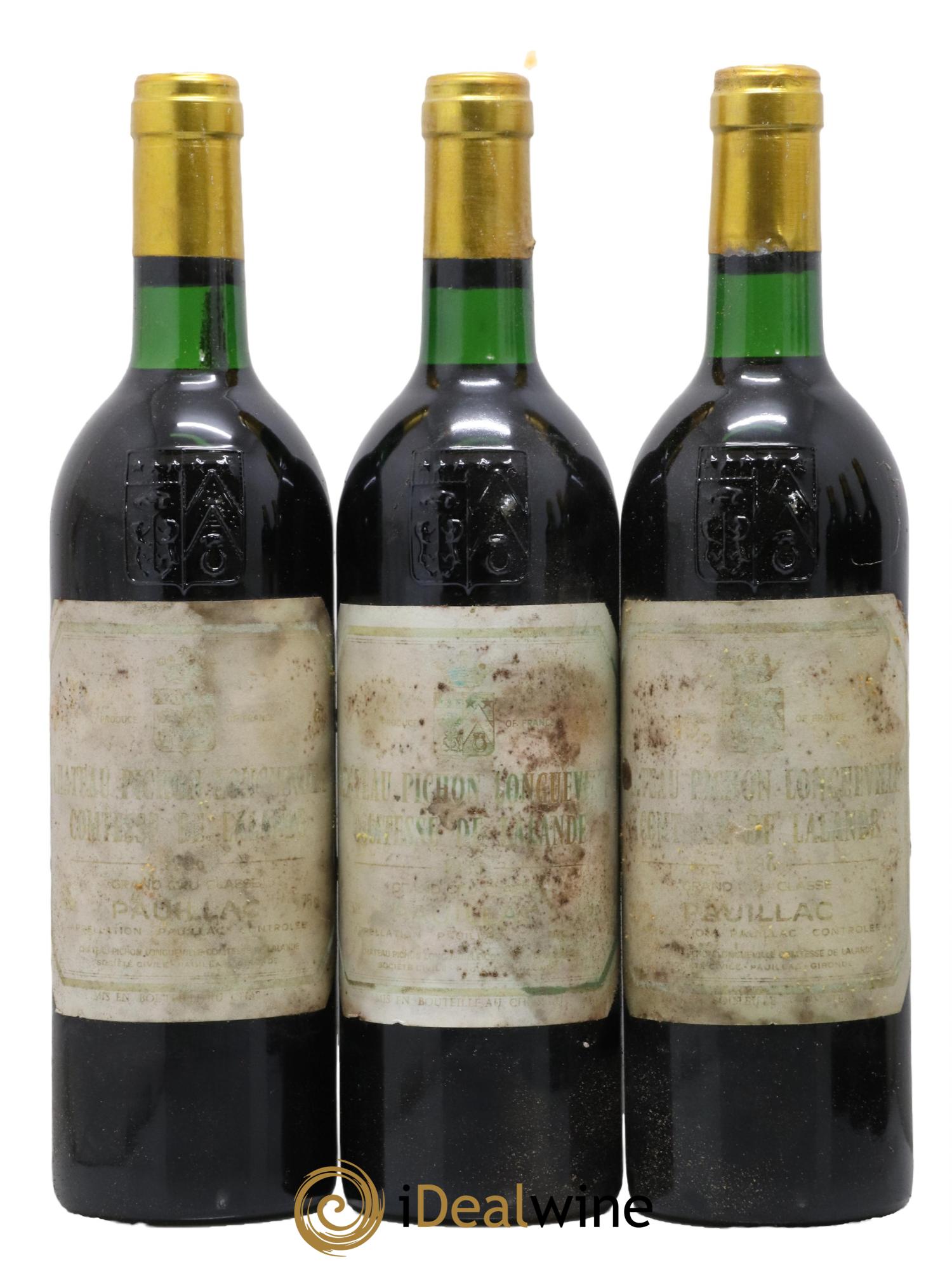 Château Pichon Longueville Comtesse de Lalande 2ème Grand Cru Classé  1986 - Lotto di 6 bottiglie - 1