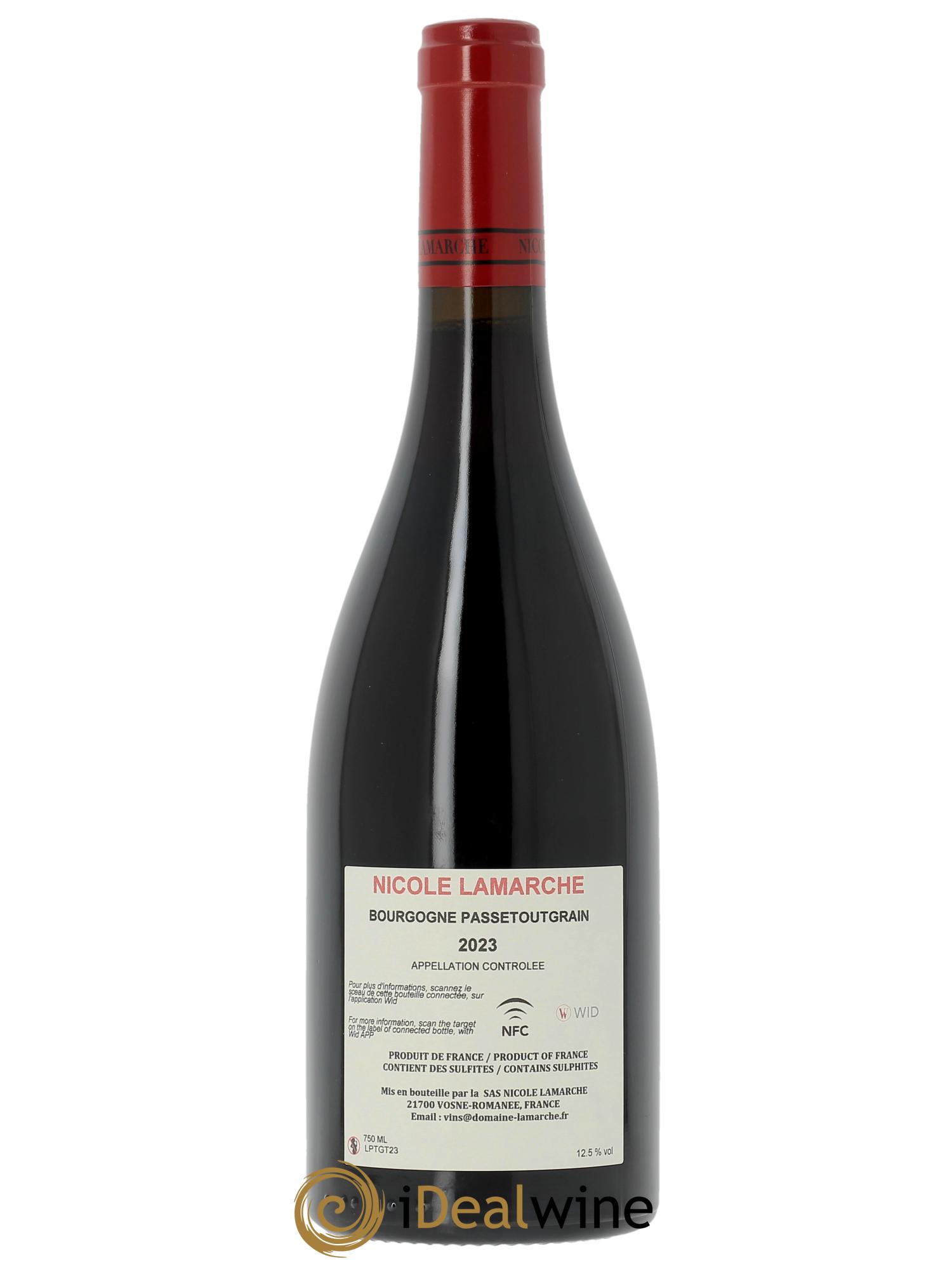 Bourgogne Passetoutgrain Lamarche (Domaine) 2023 - Posten von 1 Flasche - 1