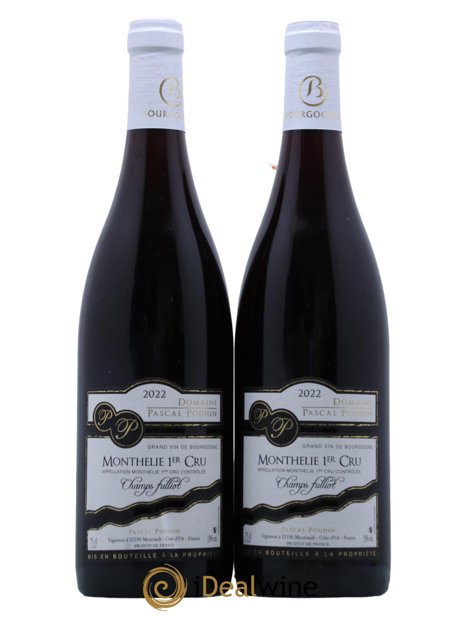 Monthélie 1er Cru Les Champs Fulliot Pascal Pouhin 2022 - Lot de 2 bouteilles - 0