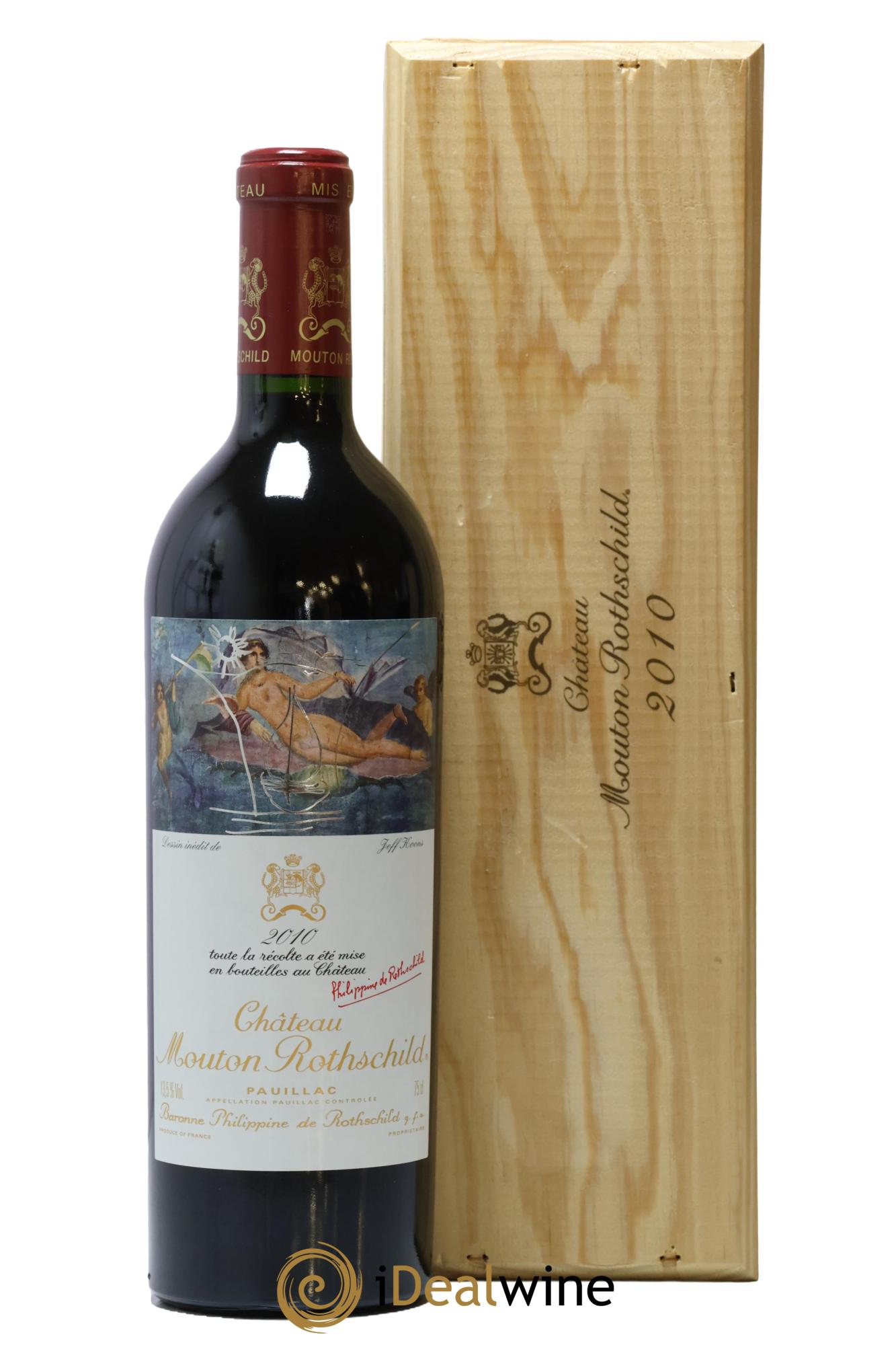 Château Mouton Rothschild 1er Grand Cru Classé 2010 - Lot de 1 bouteille - 0