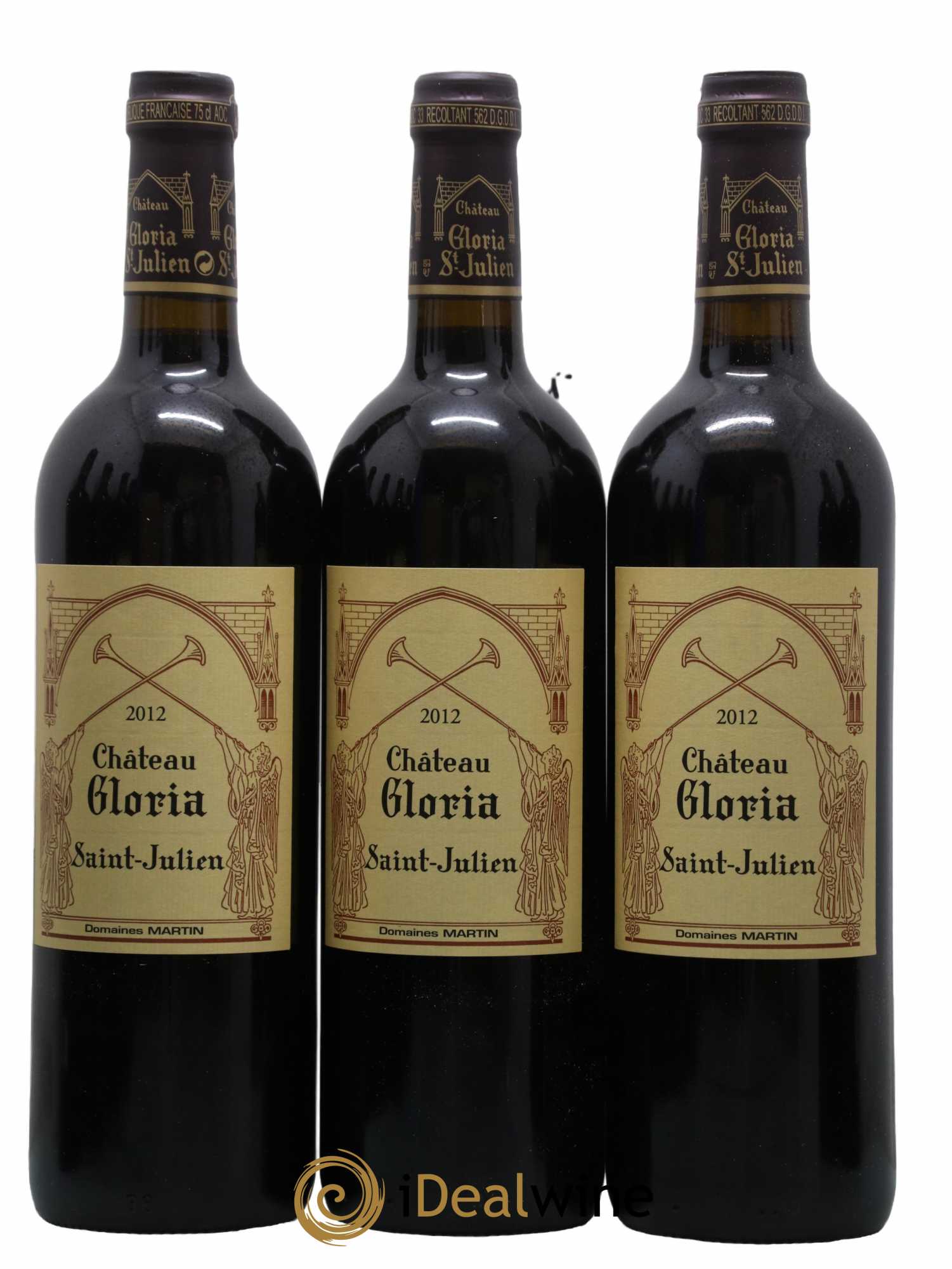 Château Gloria  2012 - Lot of 12 bottles - 2
