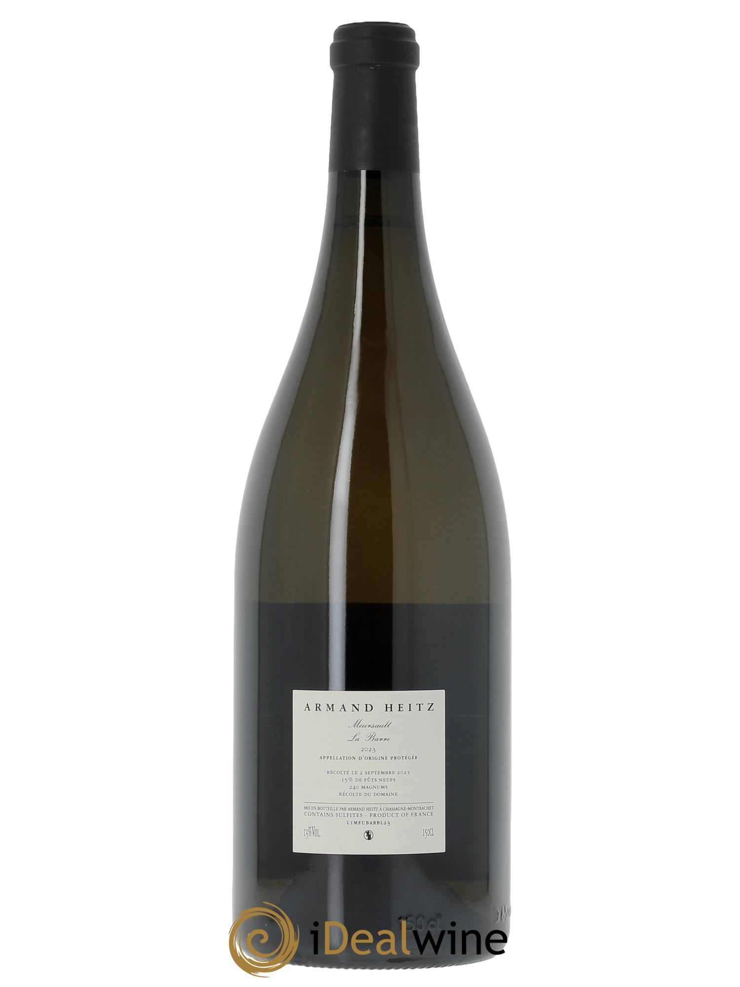 Meursault La Barre Armand Heitz  2023 - Lot of 1 magnum - 1