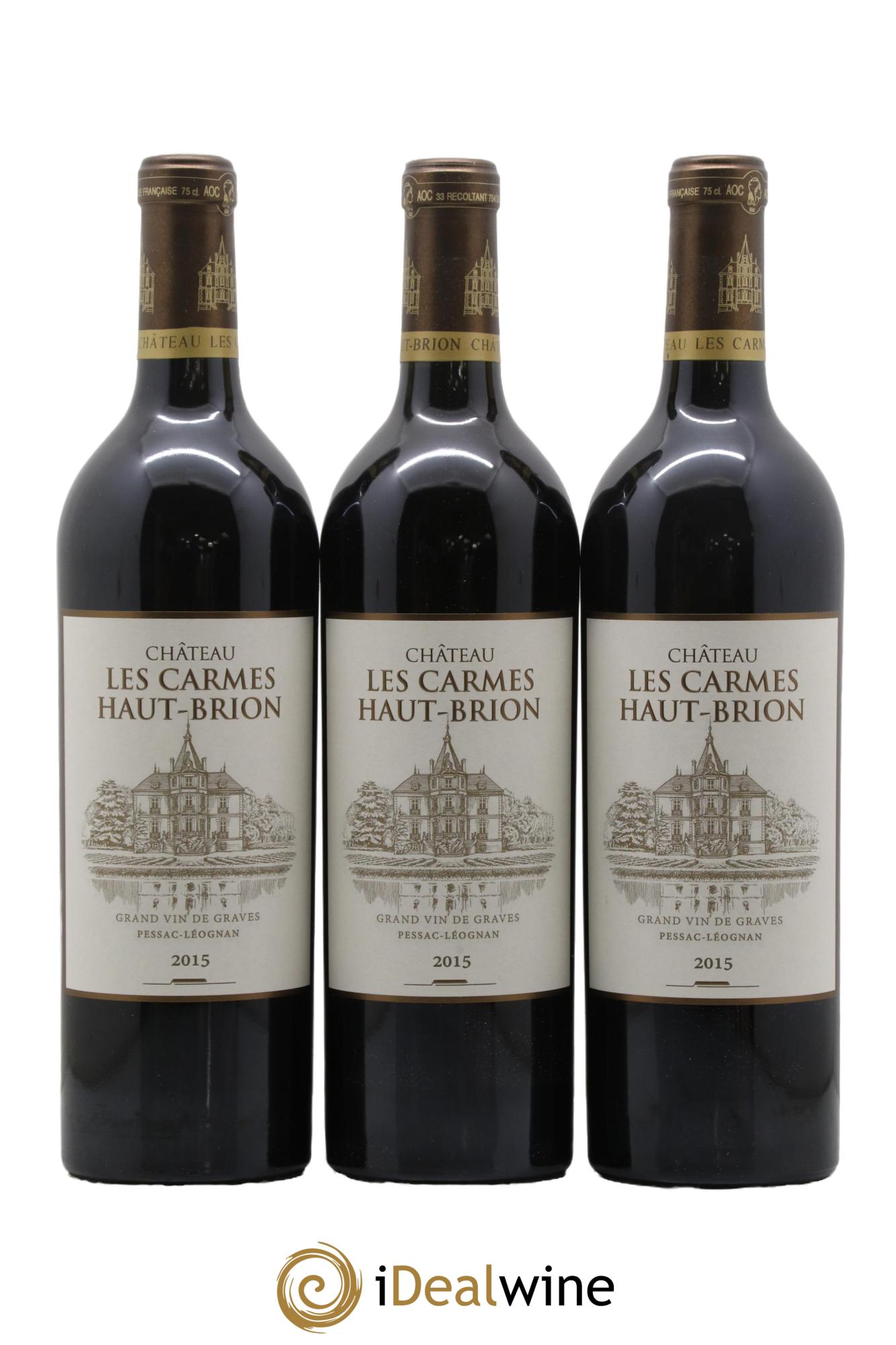 Château Les Carmes Haut-Brion 2015 - Lot of 6 bottles - 1