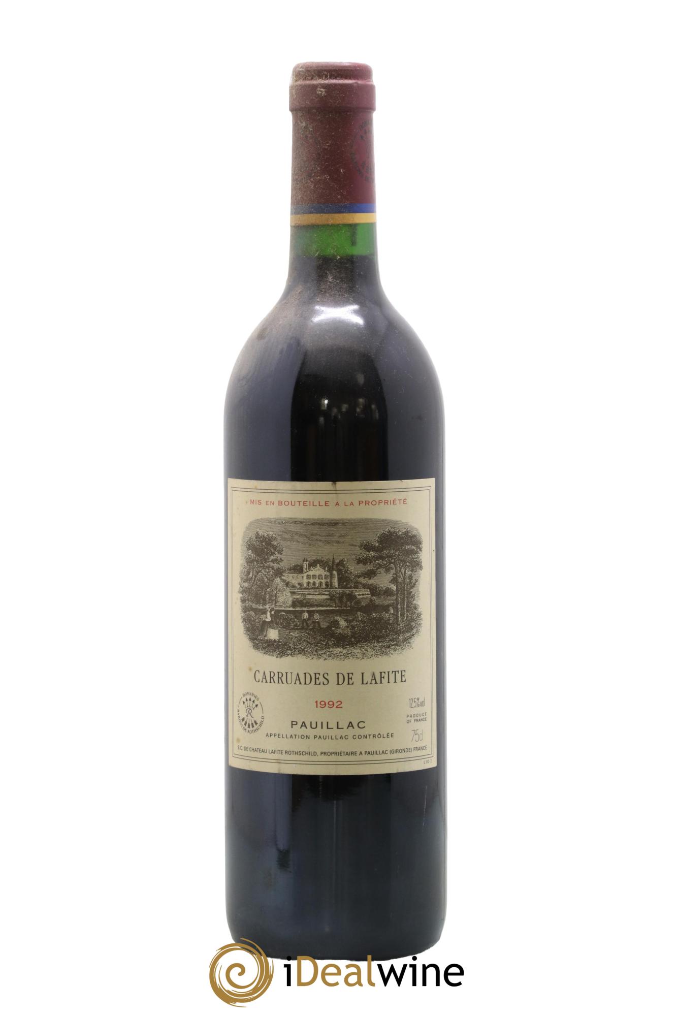 Carruades de Lafite Rothschild Second Vin 1992 - Lot de 1 bouteille - 0