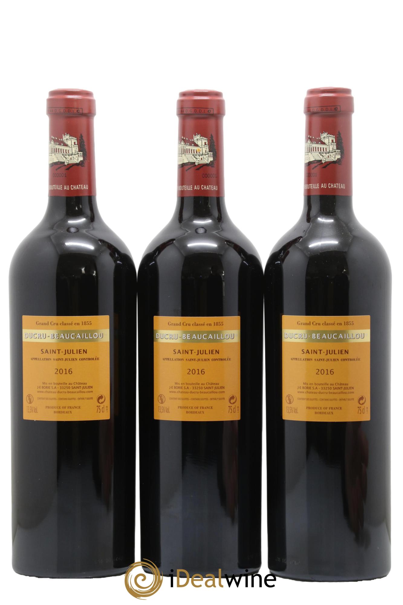 Château Ducru Beaucaillou 2ème Grand Cru Classé 2016 - Posten von 6 Flaschen - 4