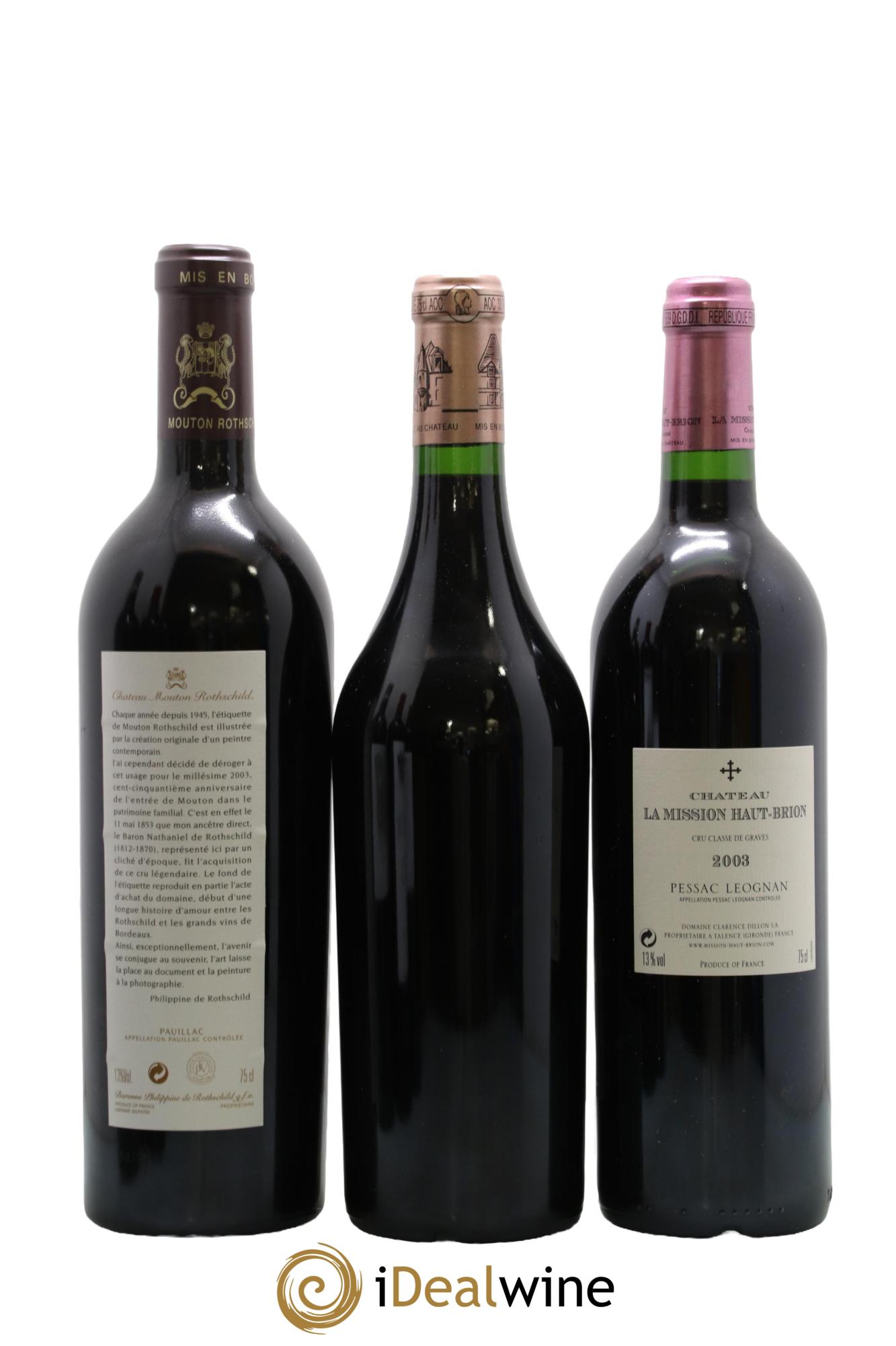 Caisse Collection Duclot 2003 - Lot of 9 bottles - 2