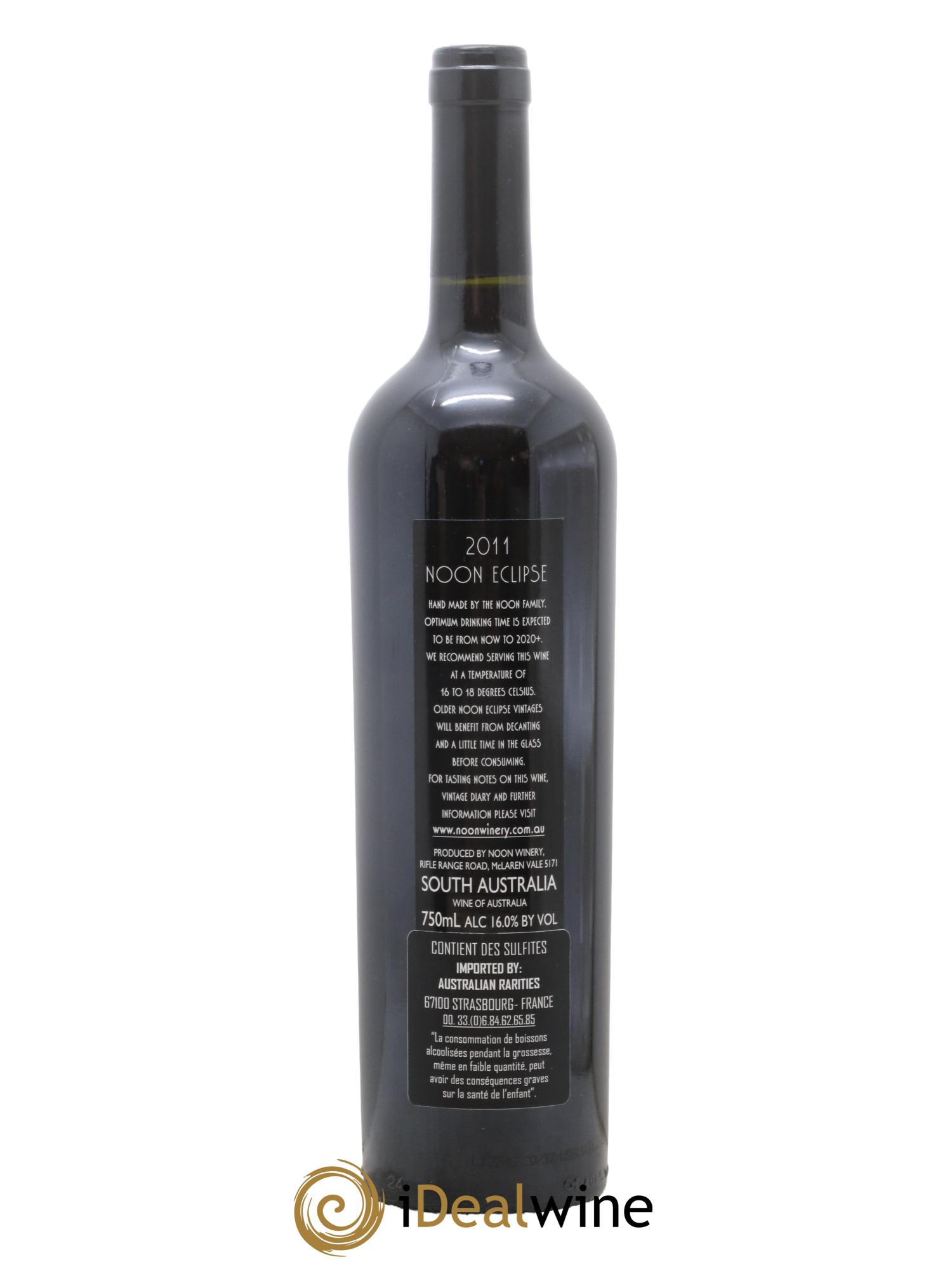 Australie Noon Eclipse The Noon Winery 2011 - Lot de 1 bouteille - 1