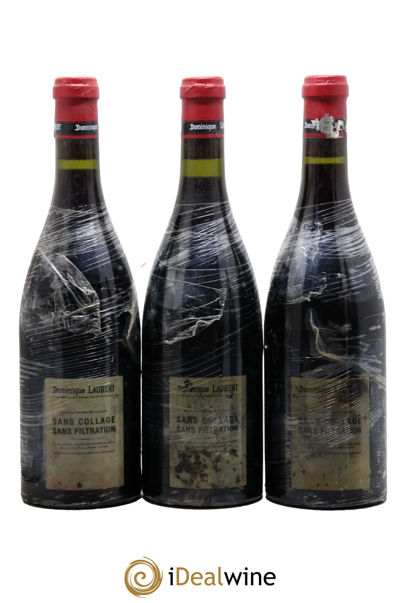 Vosne-Romanée 1er Cru Les Suchots Vieilles Vignes Dominique Laurent 2003 - Lot de 3 bouteilles - 1