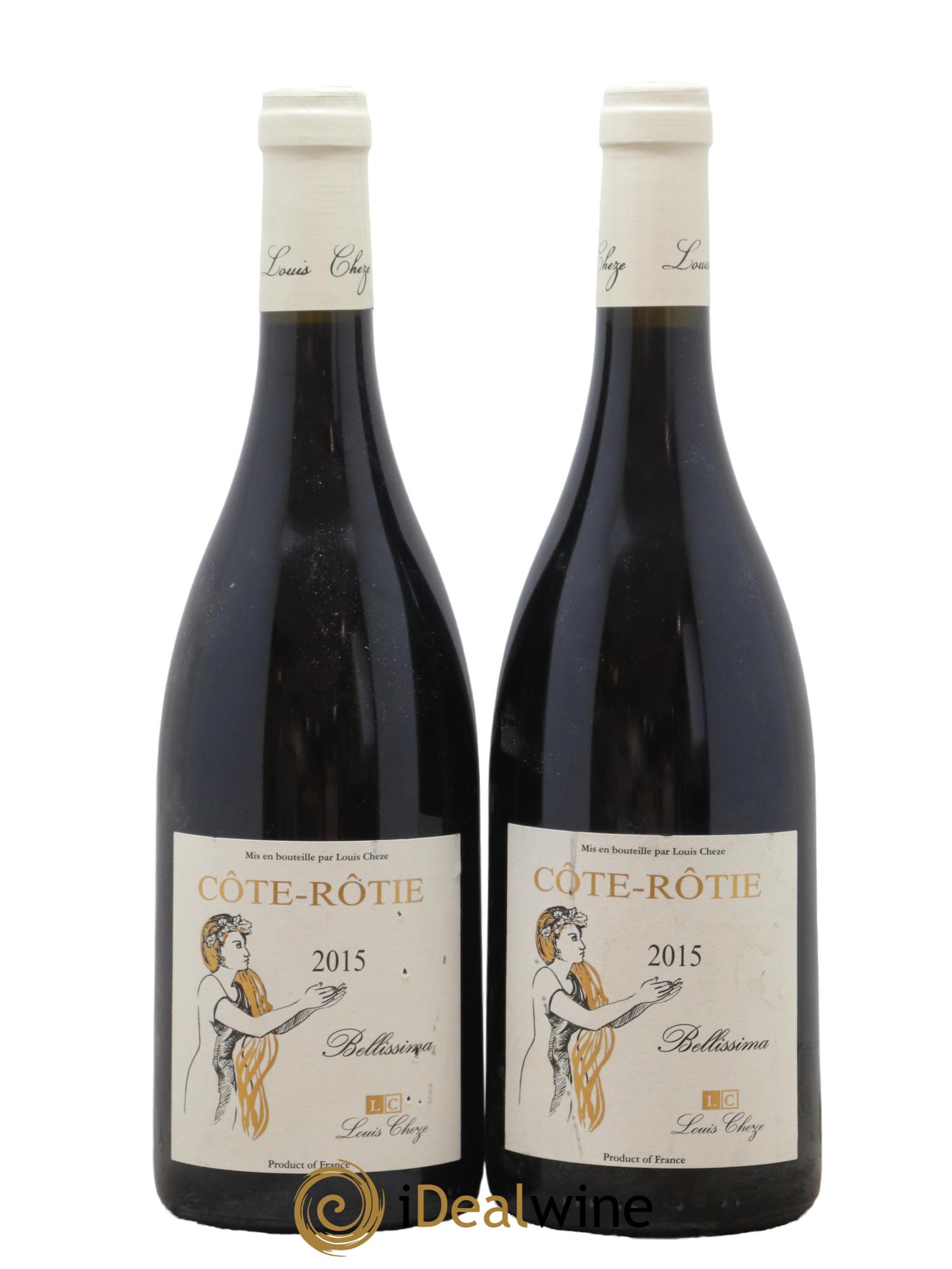 Côte-Rôtie Bellissima Louis Cheze (Domaine) 2015 - Lotto di 2 bottiglie - 0