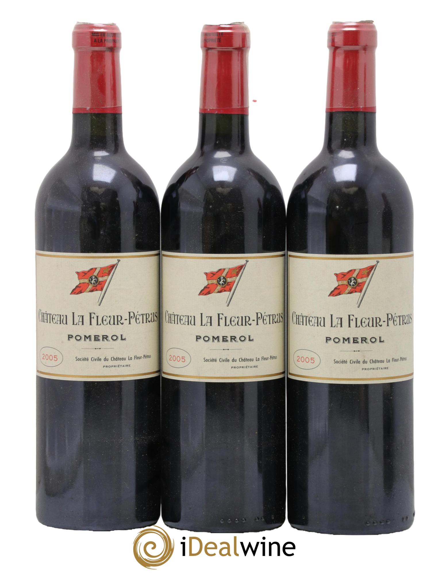 Château la Fleur Petrus 2005 - Lot de 3 bouteilles - 0