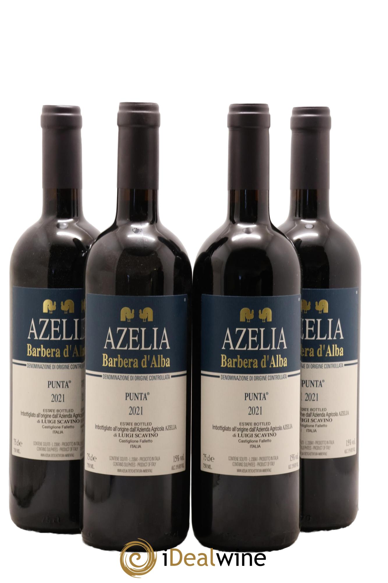 Barbera d'Alba DOC Punta Azelia Luigi Scavino 2021 - Lot of 4 bottles - 0