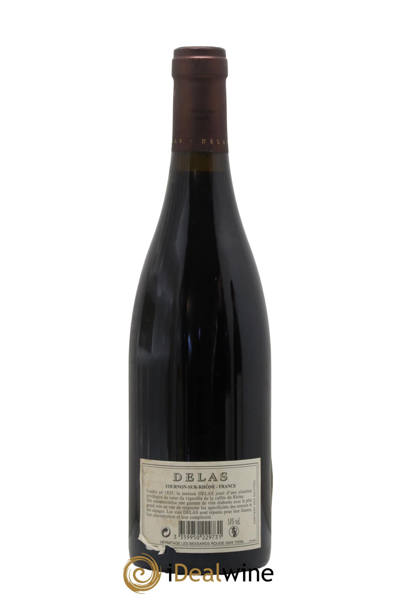 Hermitage Les Bessards Delas Frères 2009 - Lot de 1 bouteille - 1