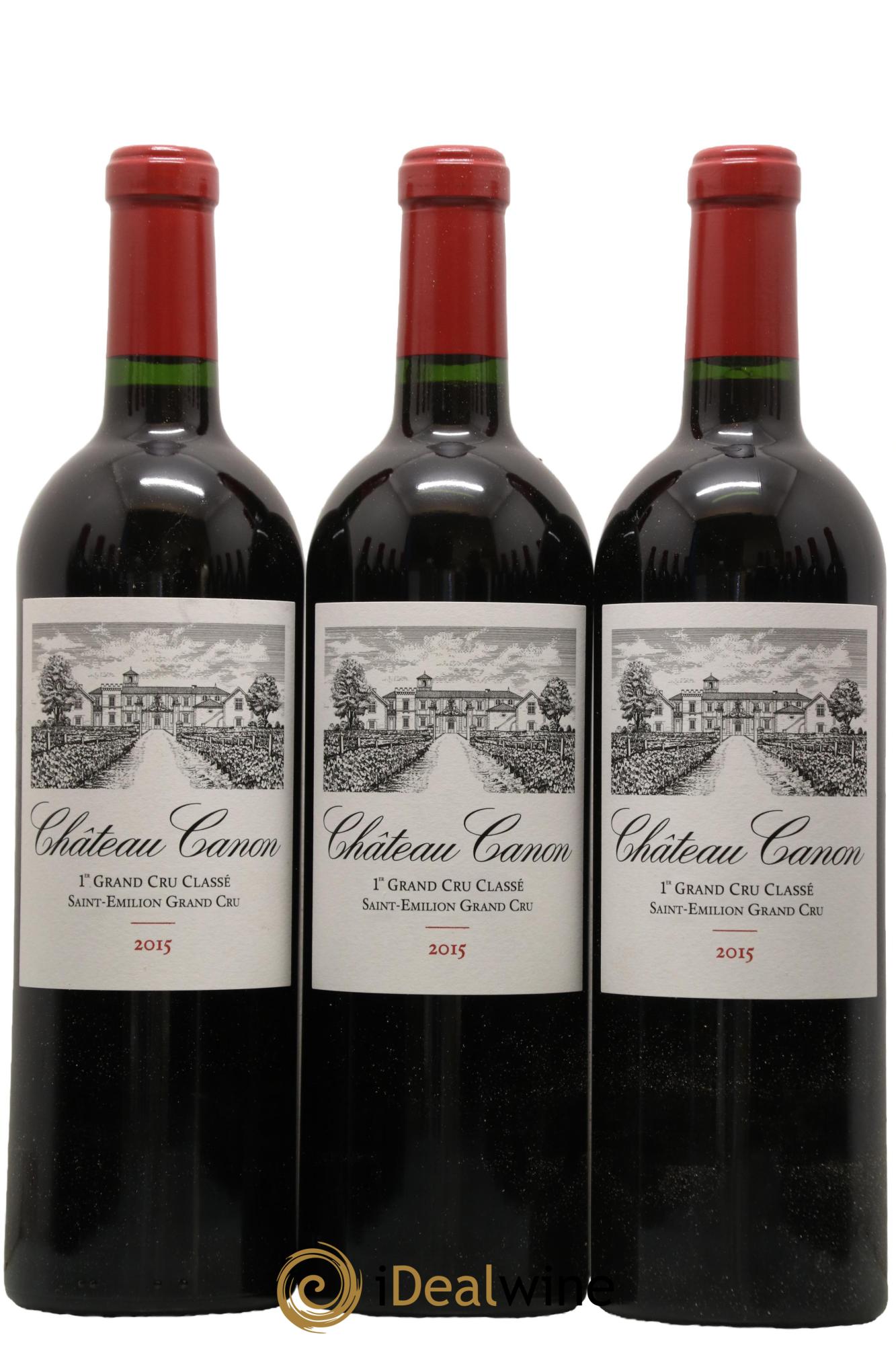 Château Canon 1er Grand Cru Classé B 2015 - Lot of 12 bottles - 1