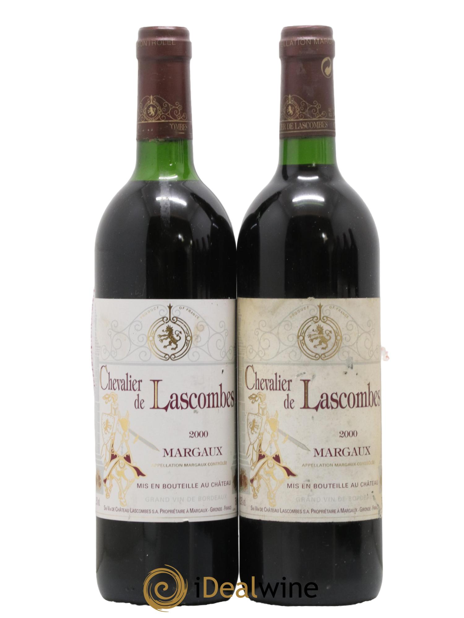 Chevalier de Lascombes Second Vin 2000 - Posten von 2 Flaschen - 0